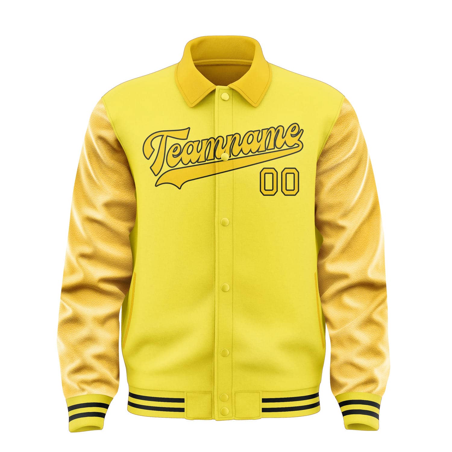 Custom Light Yellow Gold Jacket