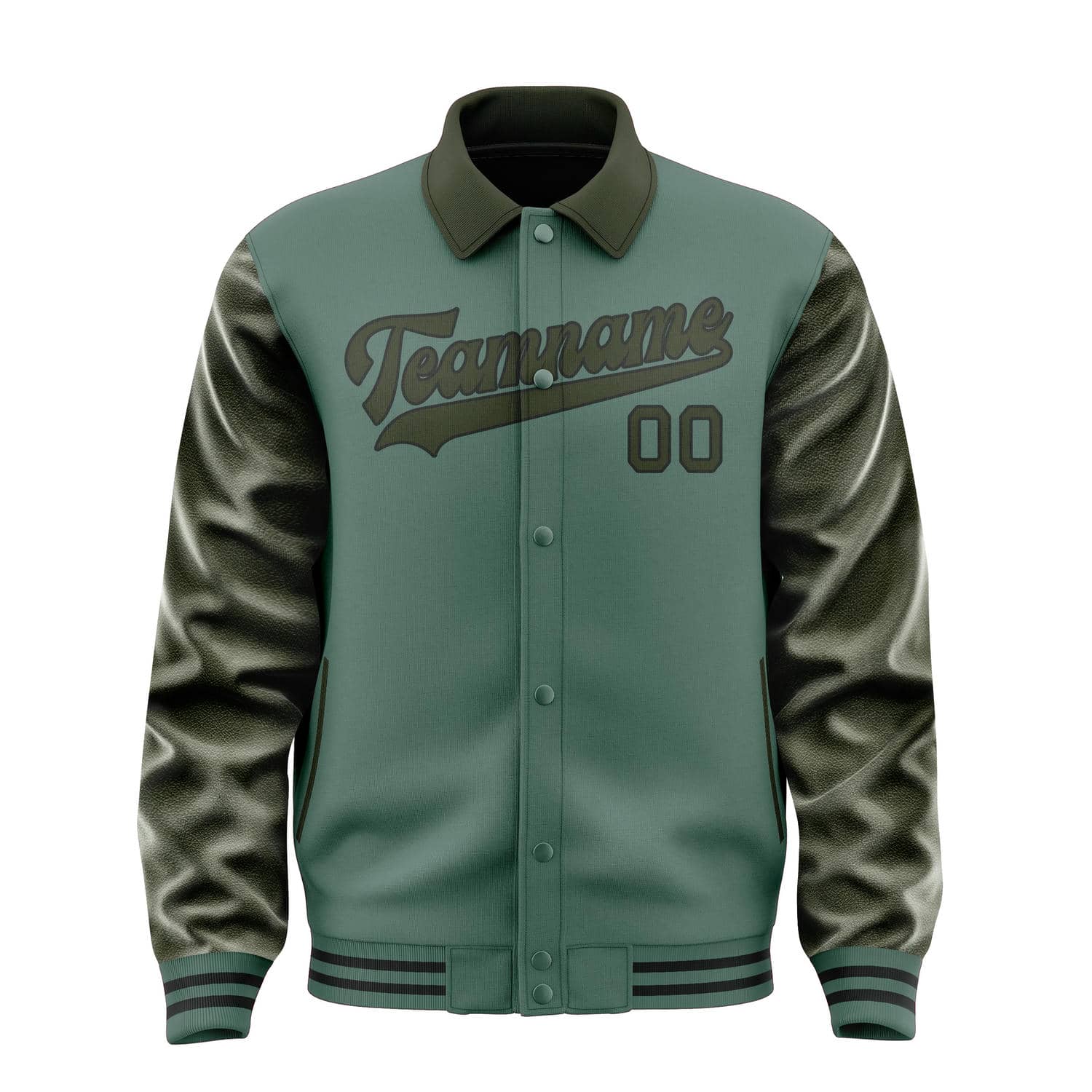 Custom Blue Green Olive Jacket