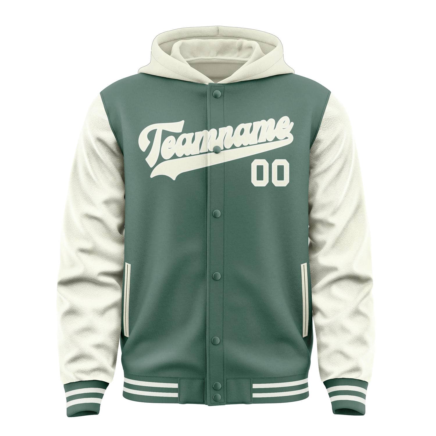 Custom Blue Green Cream Jacket