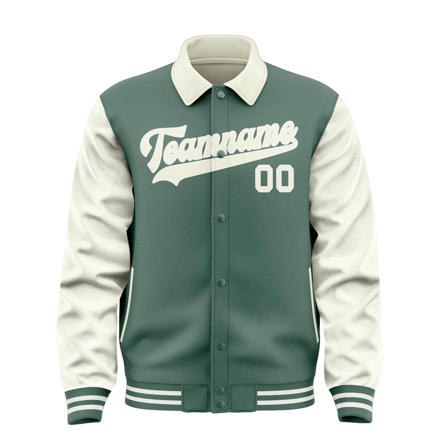 Custom Blue Green Cream Jacket