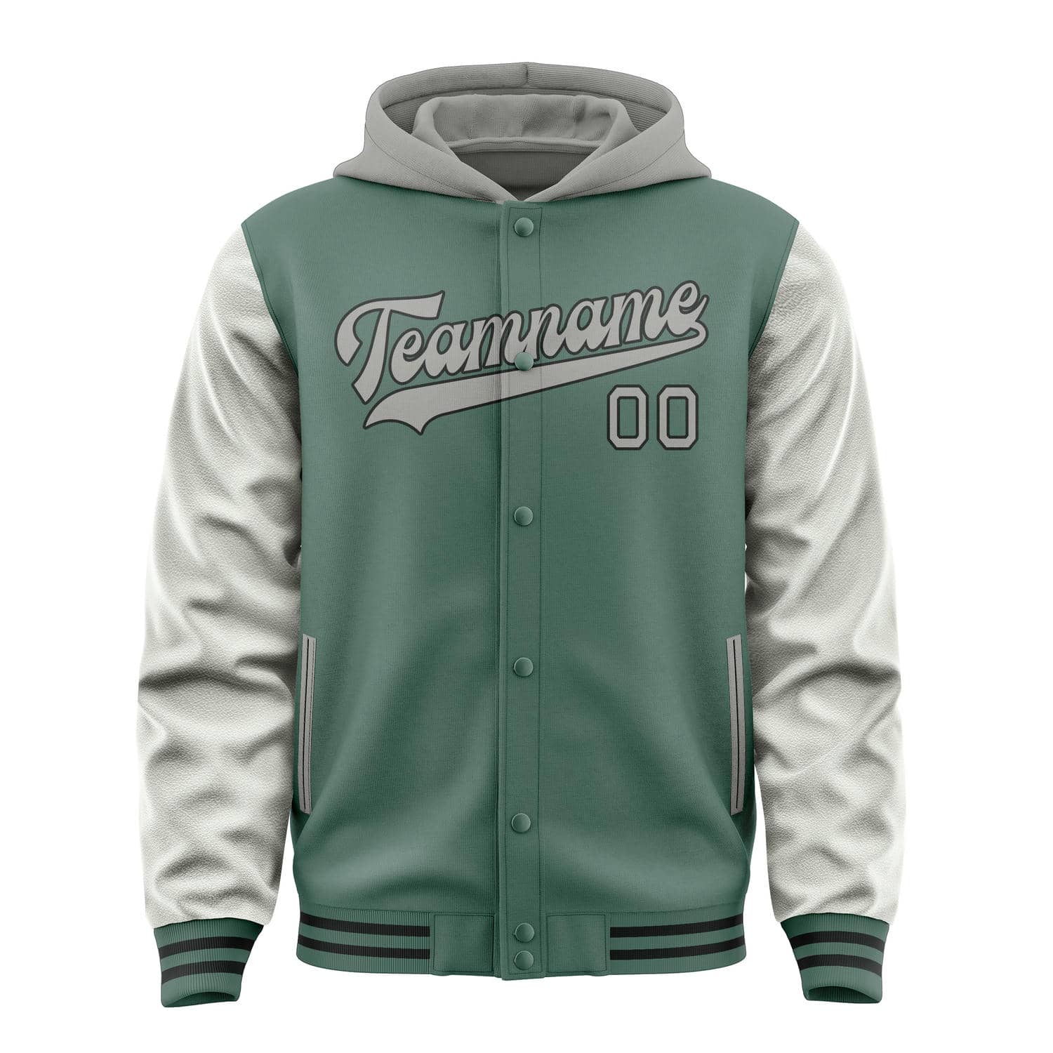 Custom Blue Green Gray Jacket