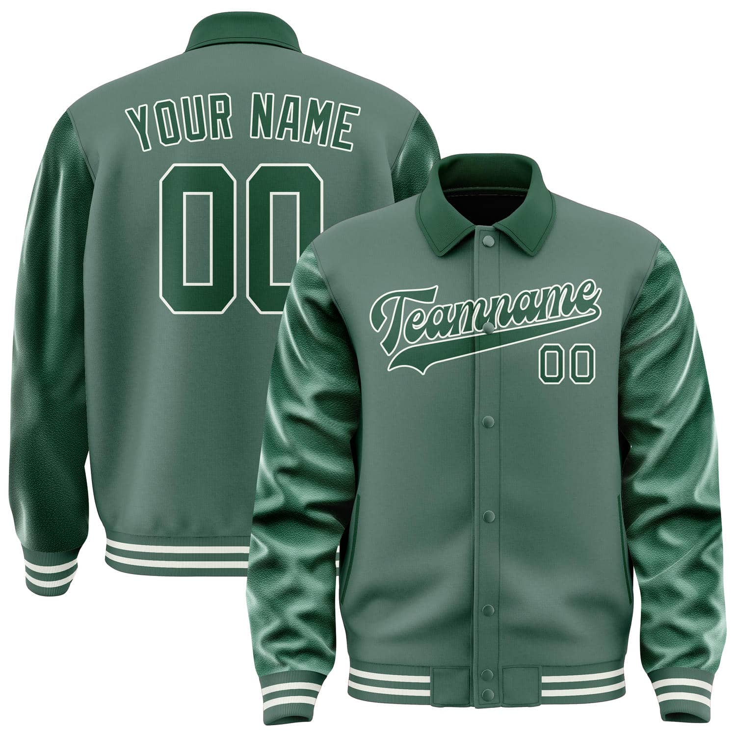 Custom Blue Green Green Jacket