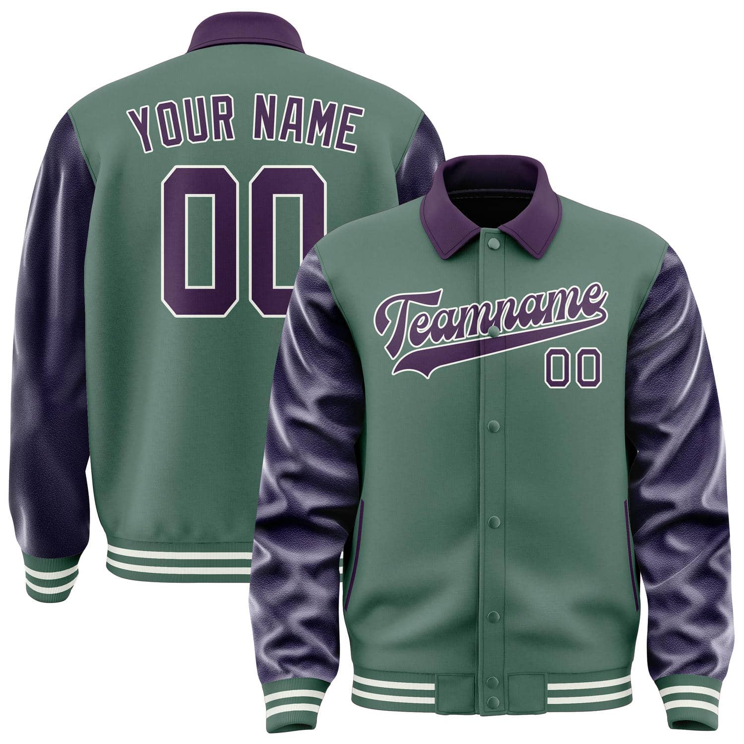 Custom Blue Green Purple Jacket