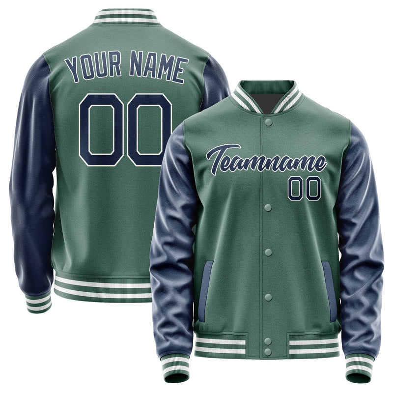 Custom Blue Green Blue Jacket JA2727102718B21810