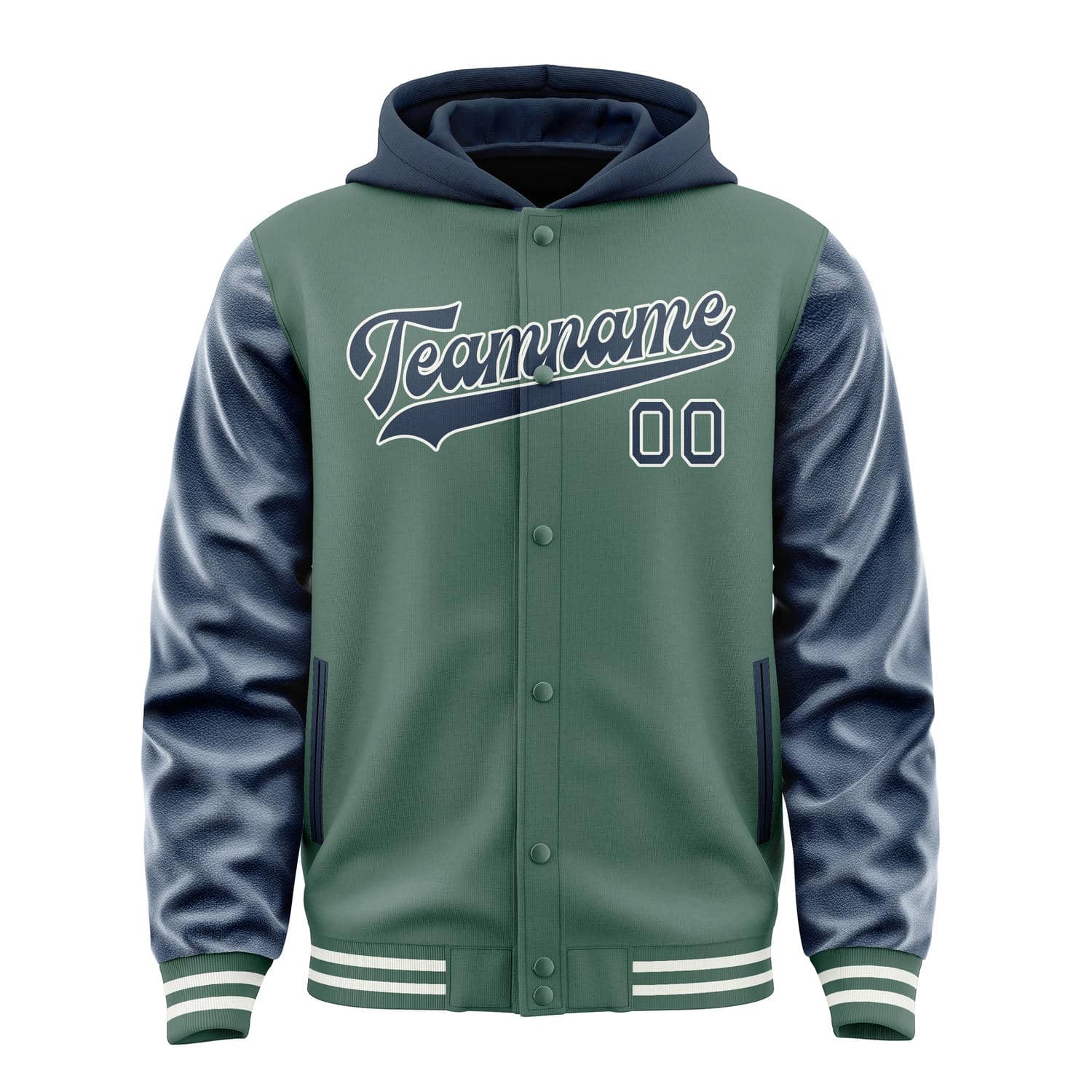 Custom Blue Green Blue Jacket