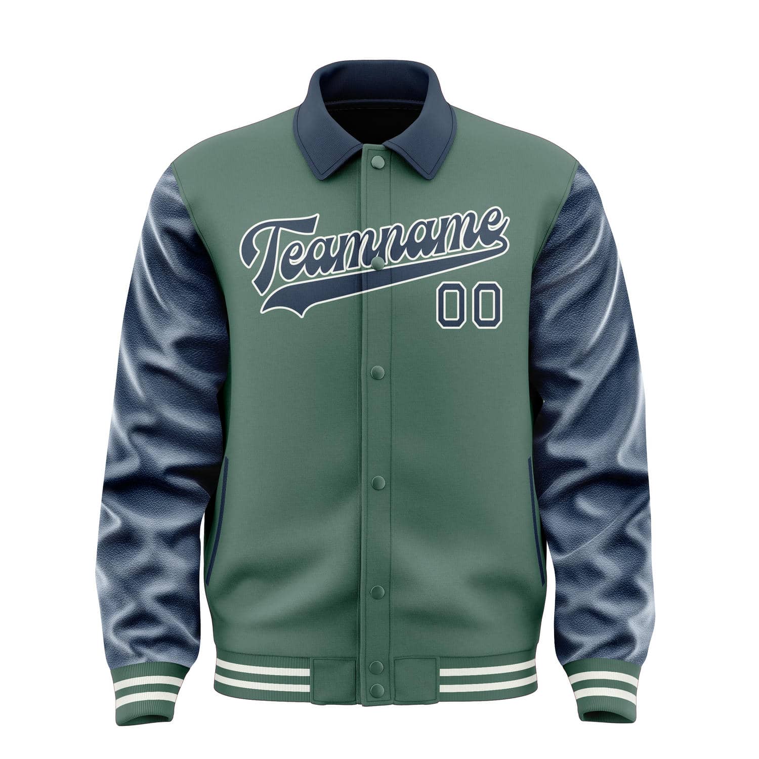 Custom Blue Green Blue Jacket