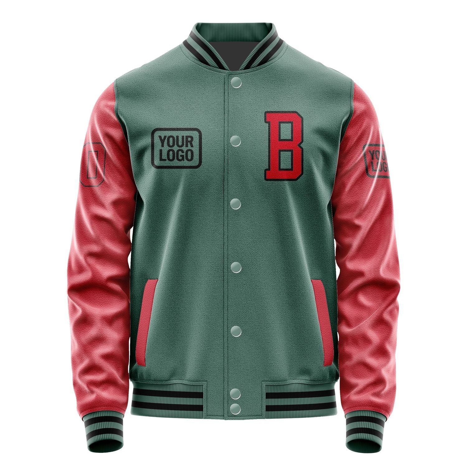 Custom Blue Green Red Jacket JA272714271717141417