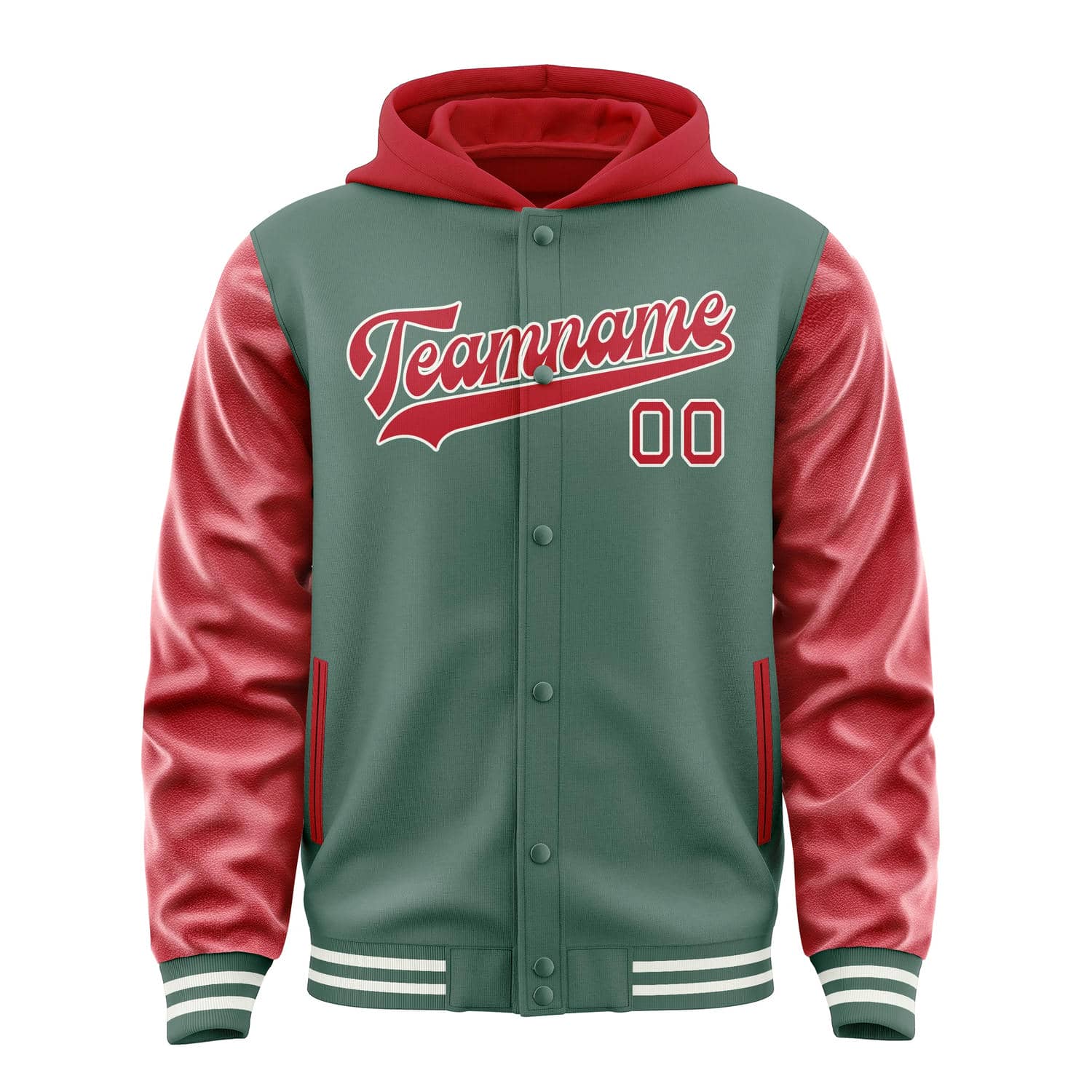 Custom Blue Green Red Jacket