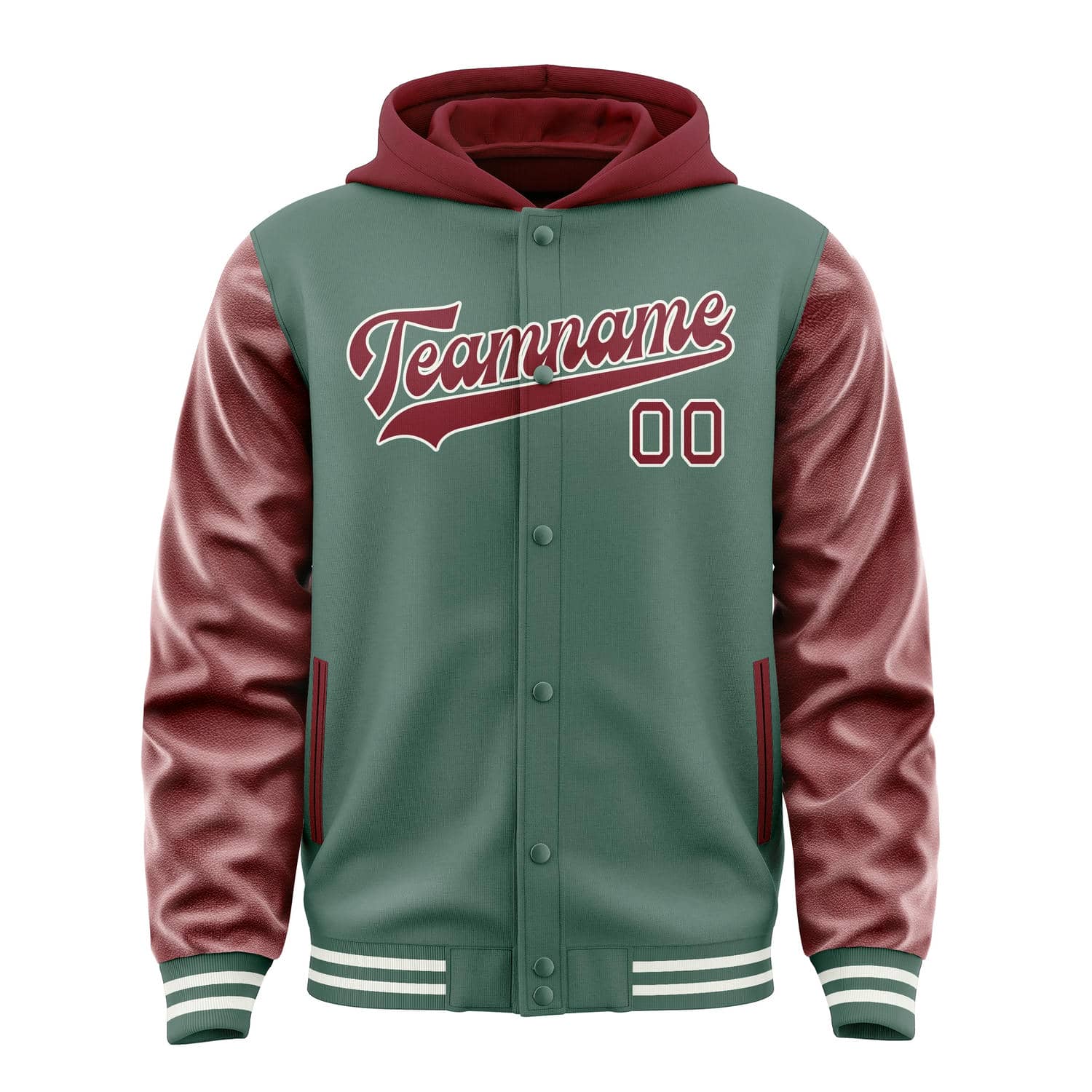 Custom Blue Green Crimson Red Jacket