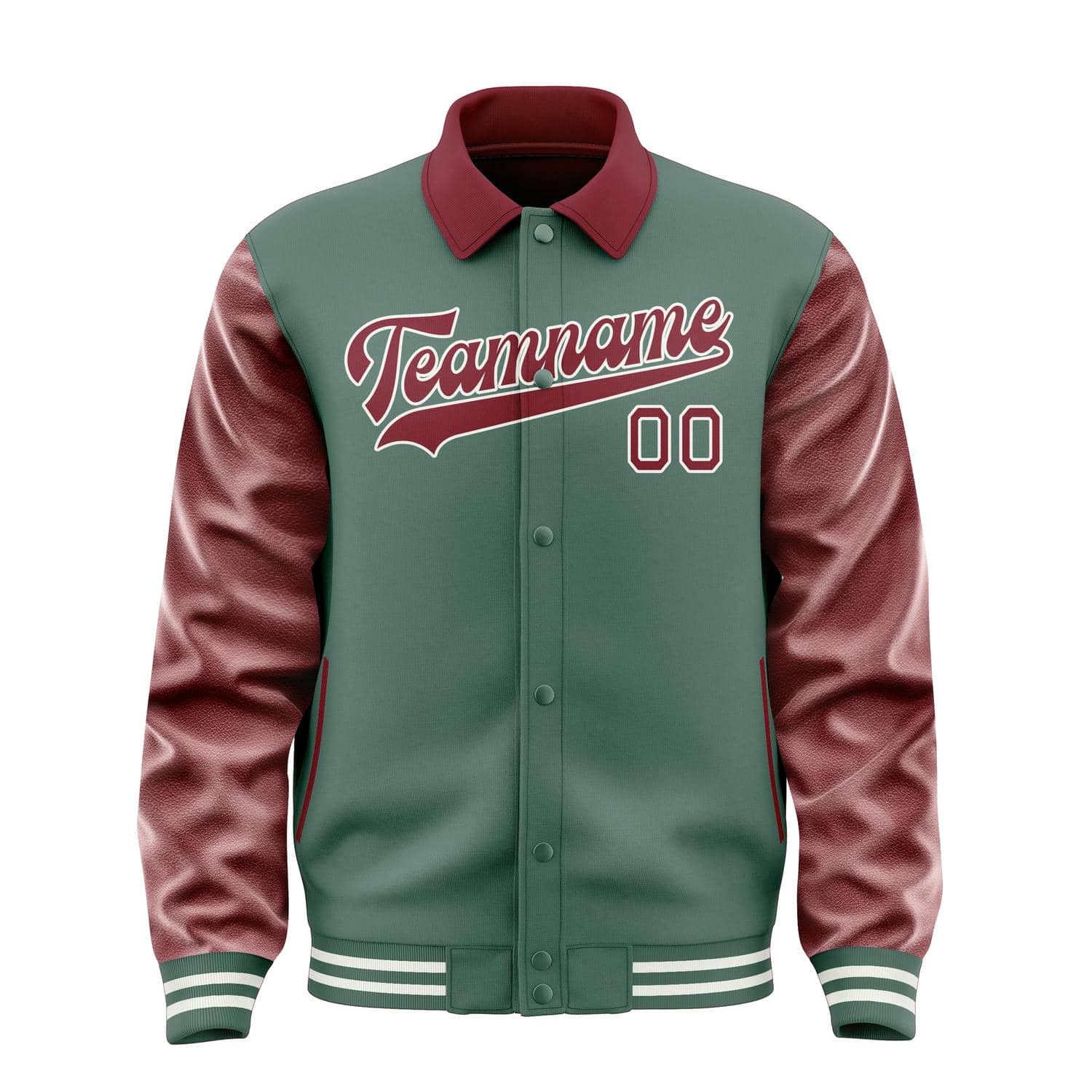 Custom Blue Green Crimson Red Jacket
