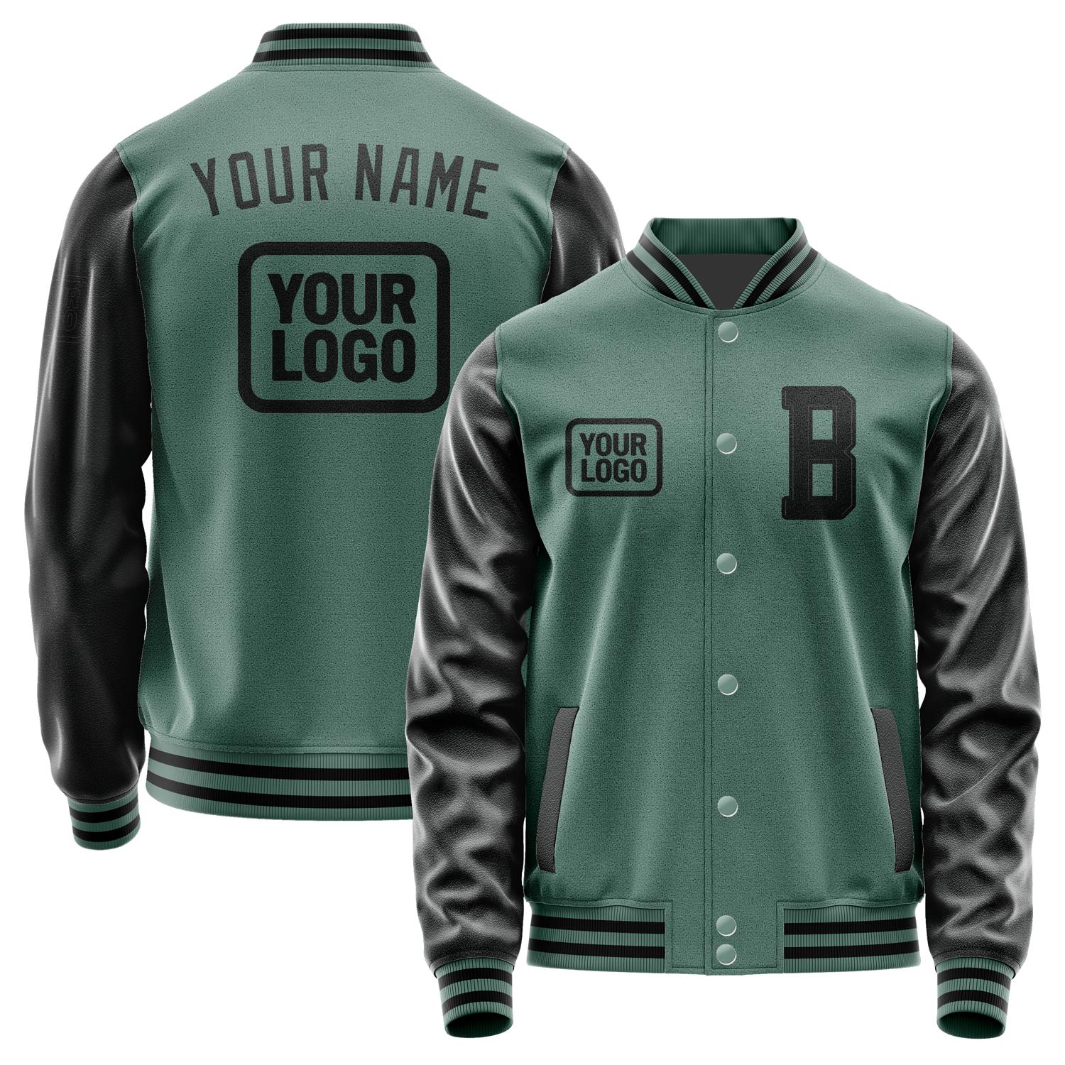 Custom Blue Green Black Jacket JA272717271717171717
