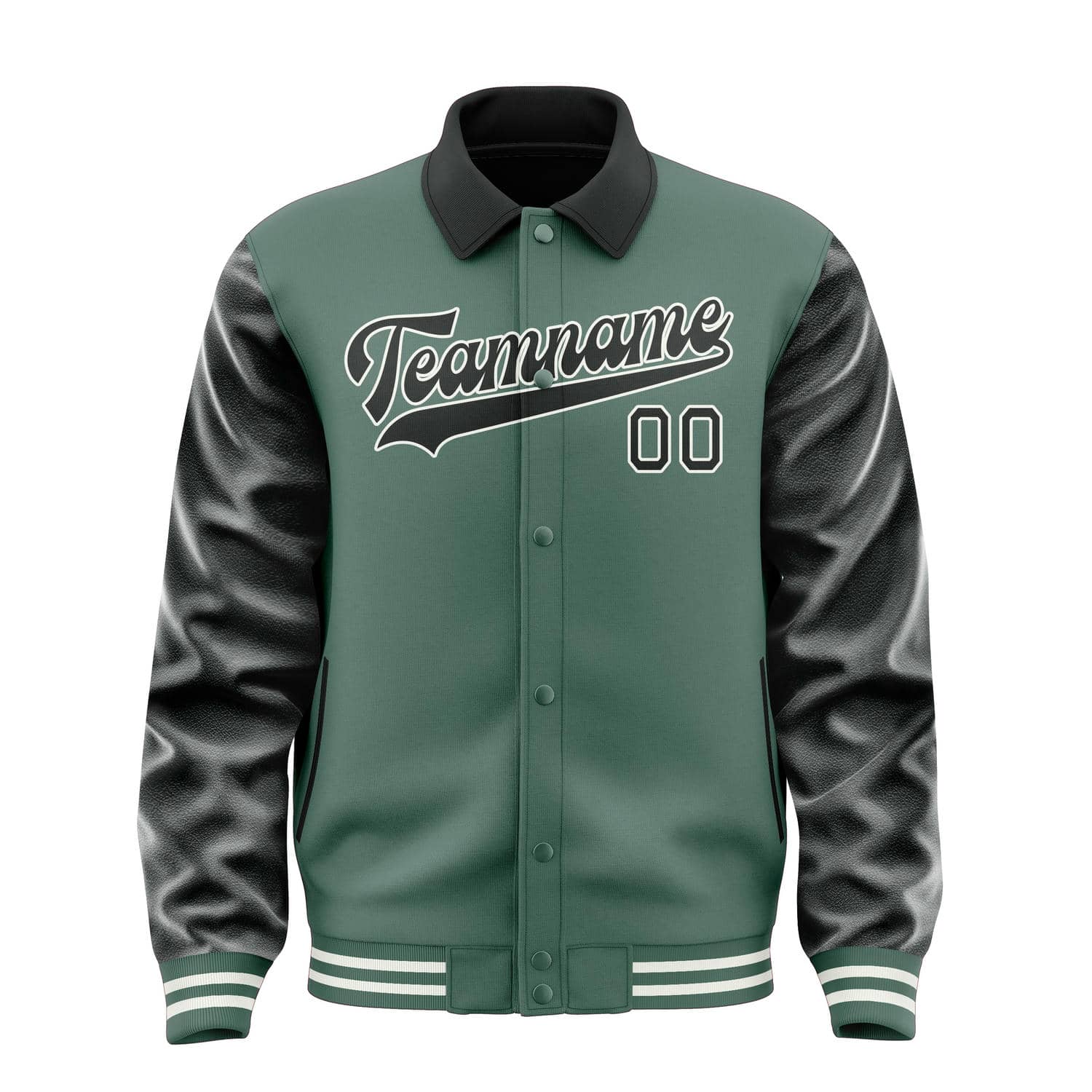 Custom Blue Green Black Jacket