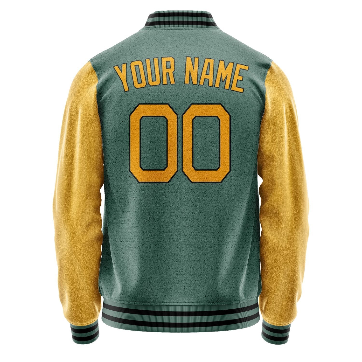 Custom Blue Green Yellow Jacket JA2727192717B21719