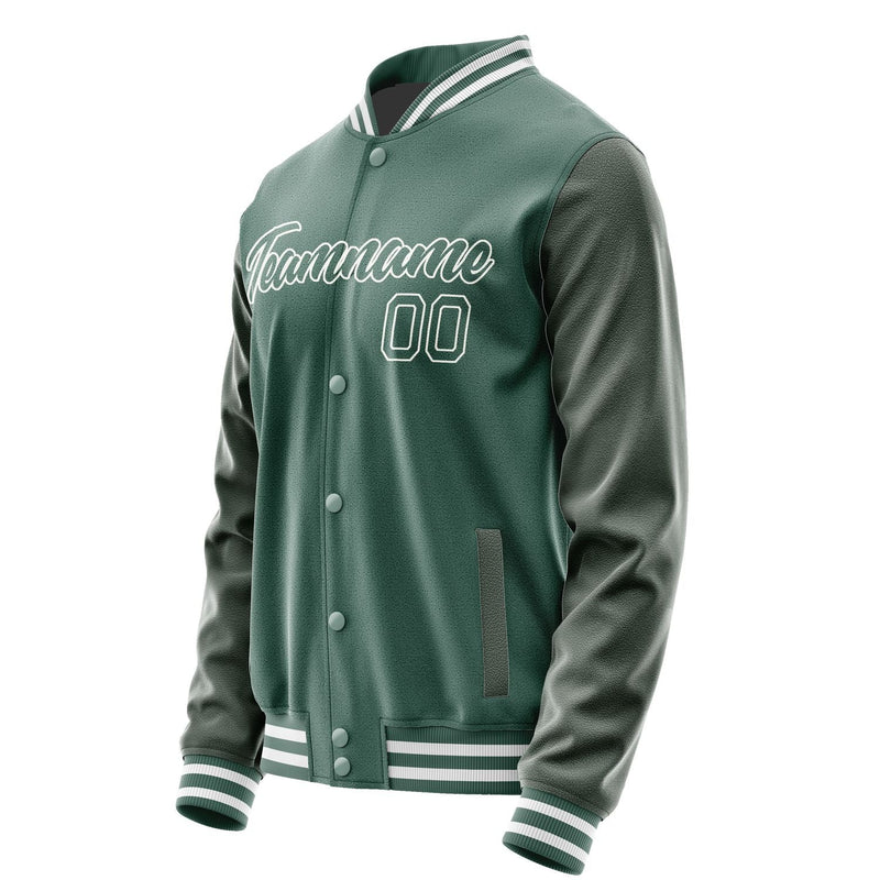 Custom Blue Green Blue Green Jacket JA2727272718B21827