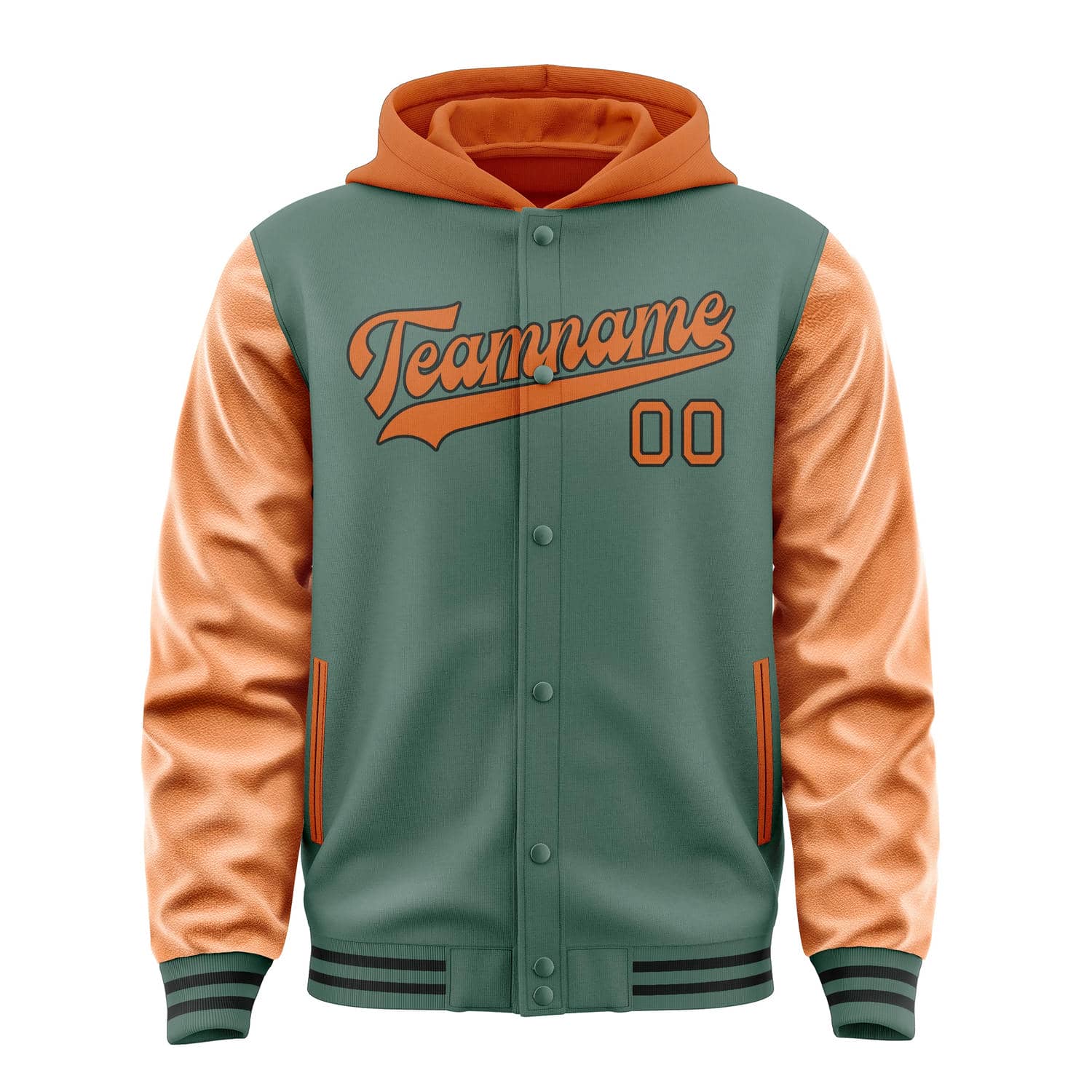 Custom Blue Green Orange Jacket