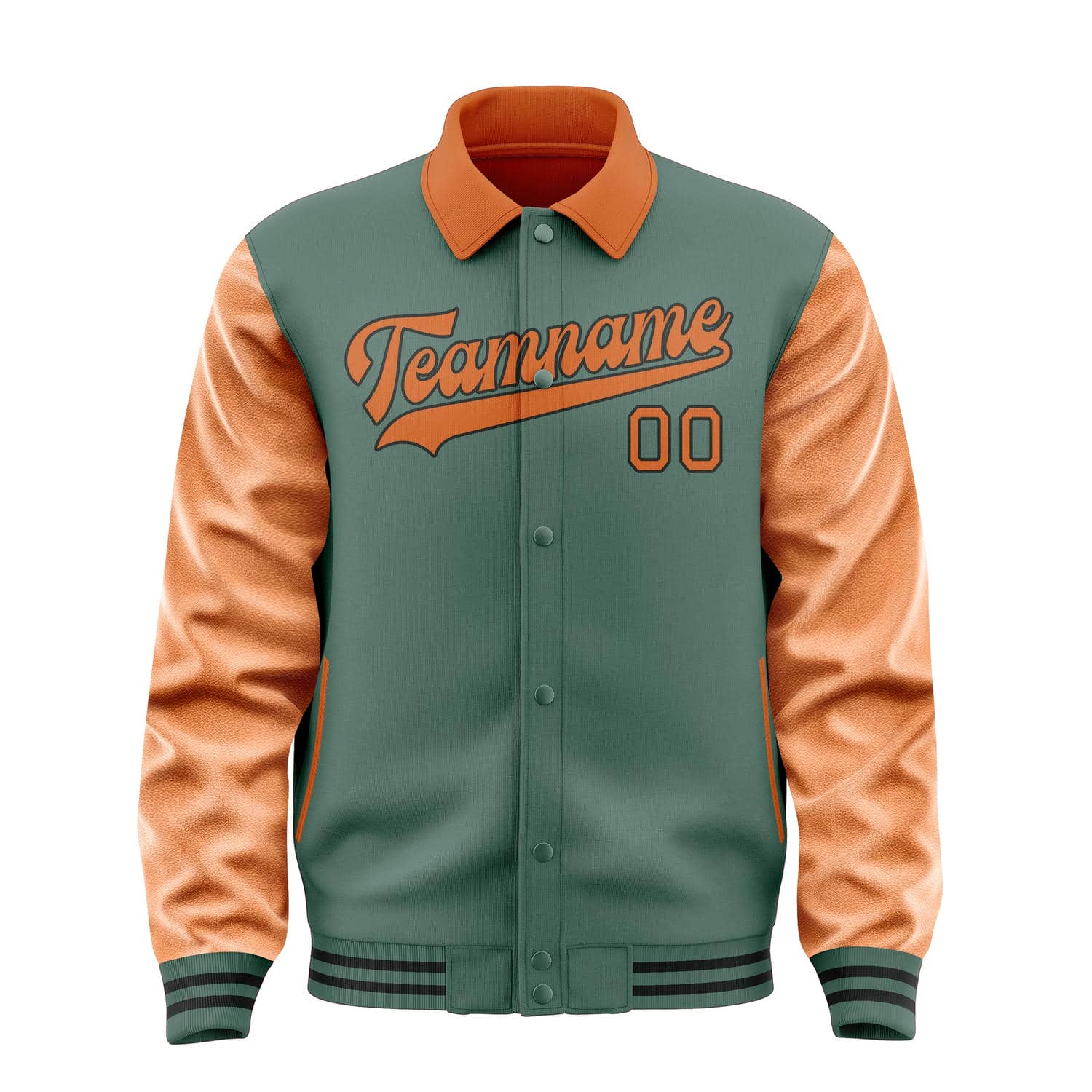 Custom Blue Green Orange Jacket