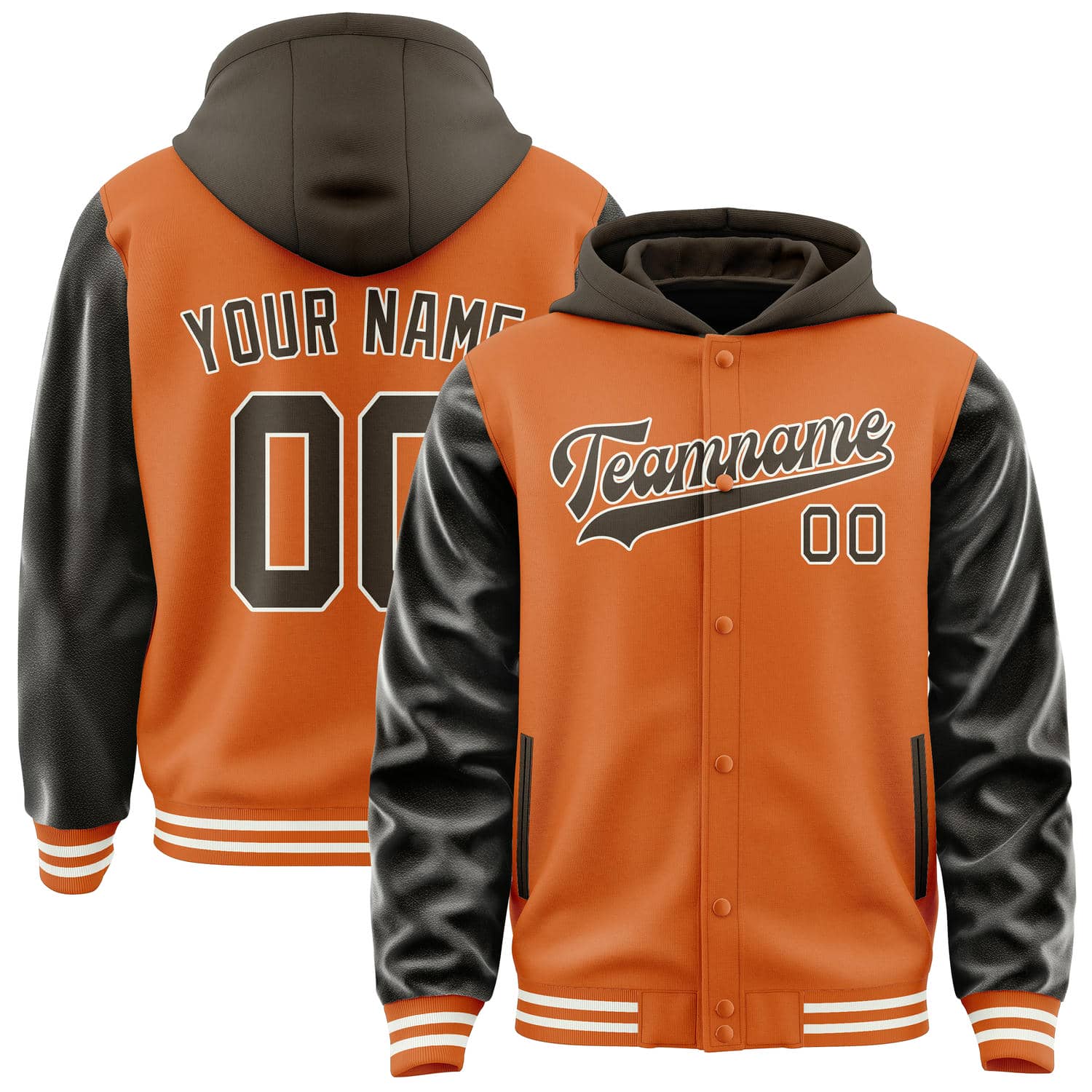 Custom Orange Brown Jacket