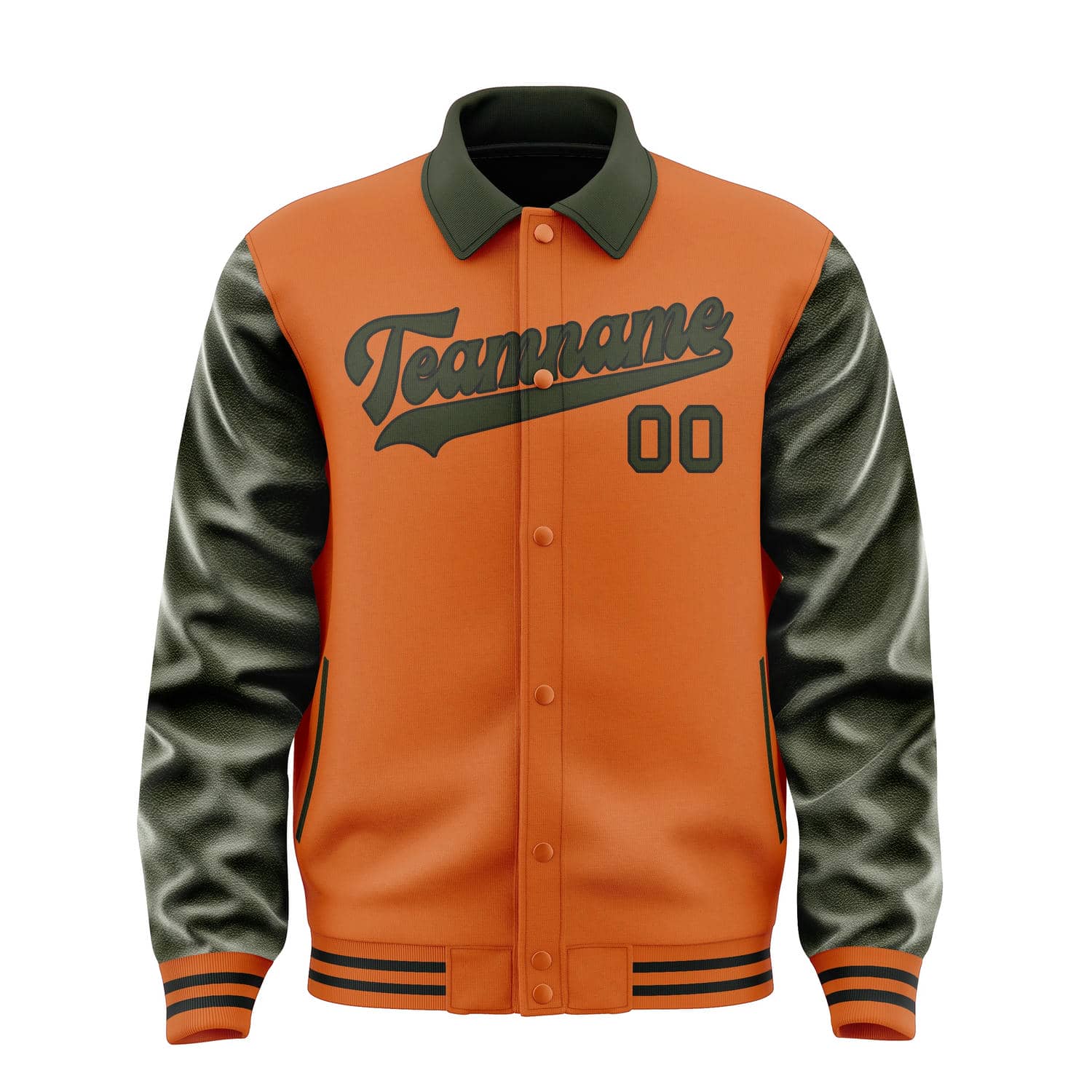 Custom Orange Olive Jacket