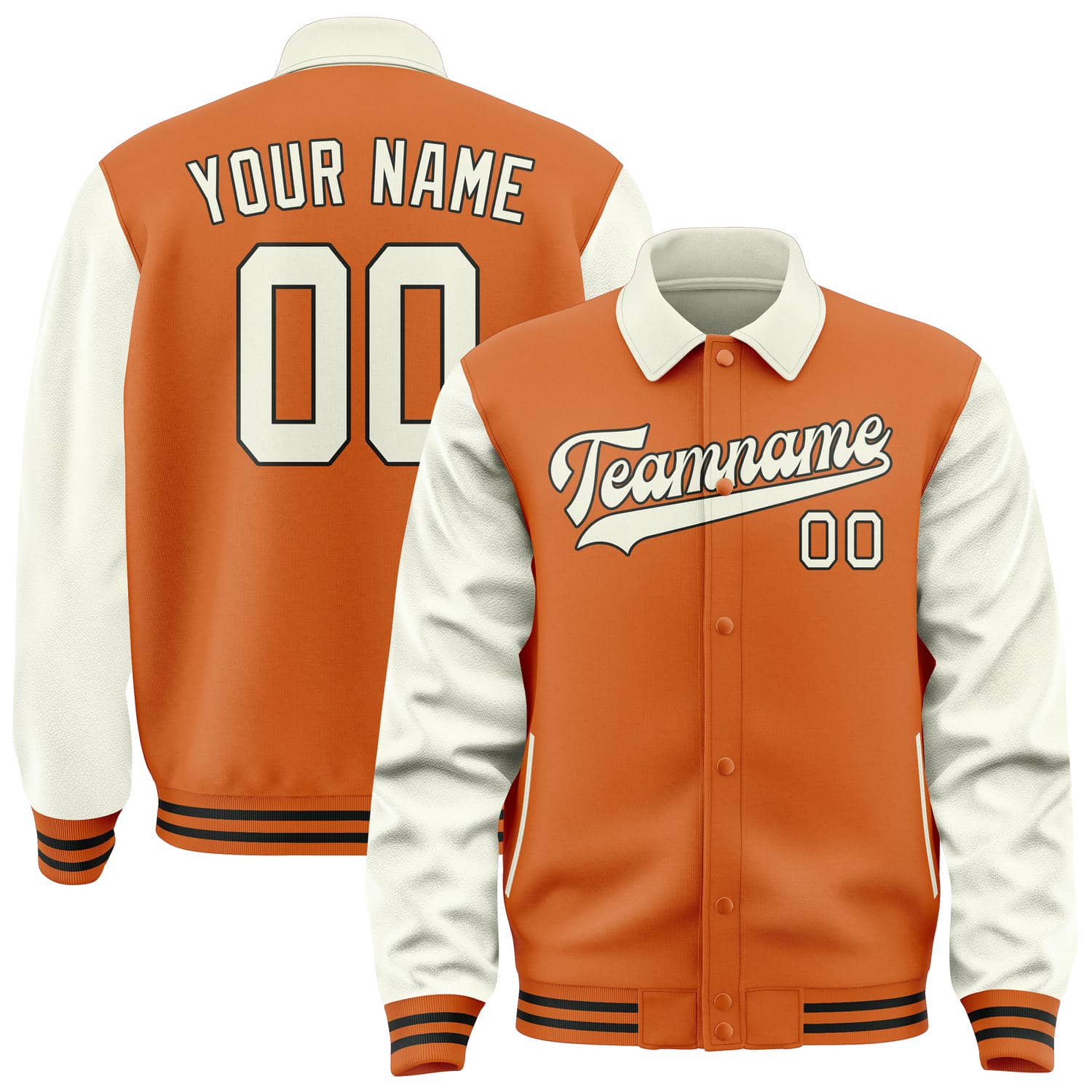 Custom Orange Cream Jacket