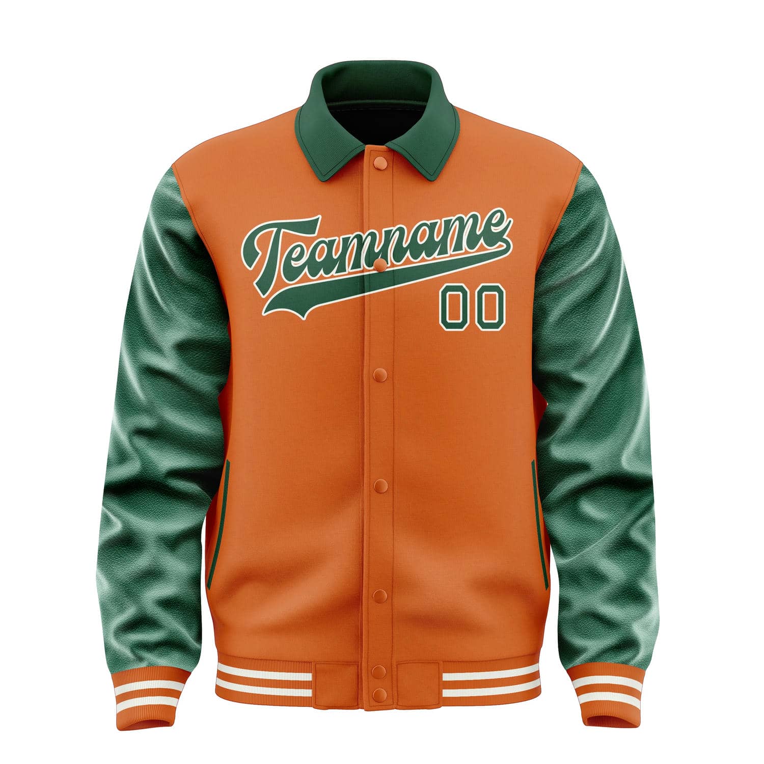 Custom Orange Green Jacket