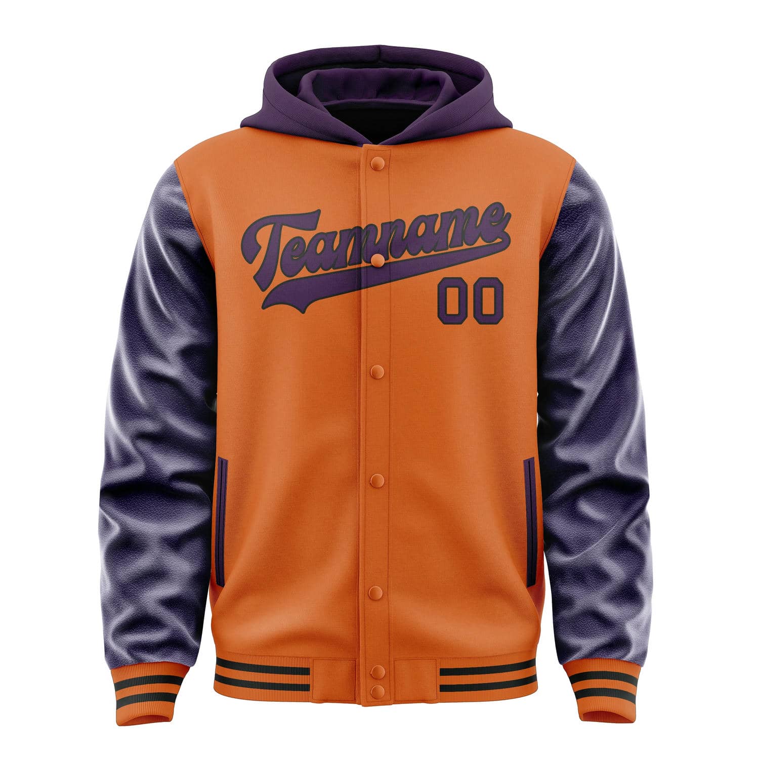 Custom Orange Purple Jacket