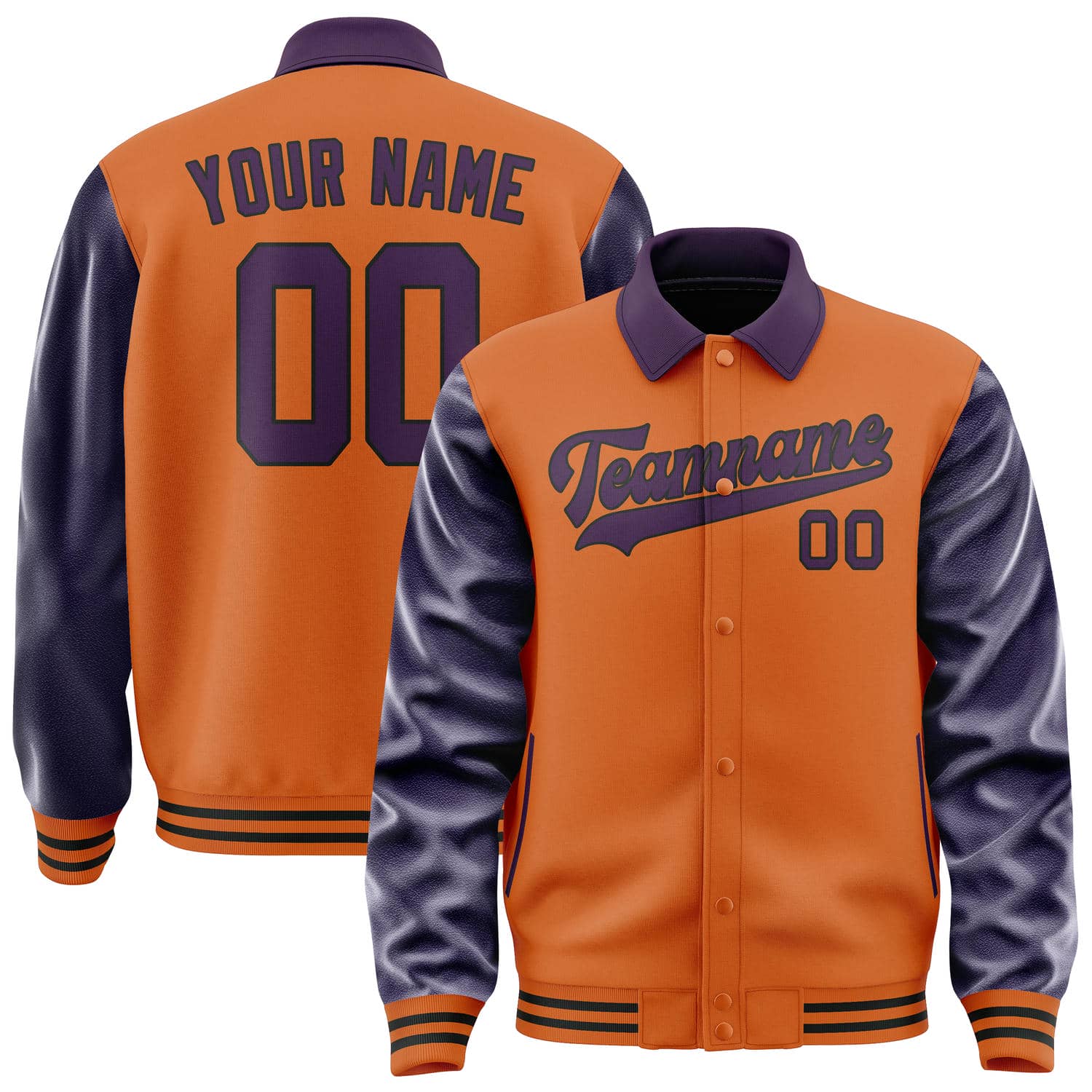 Custom Orange Purple Jacket