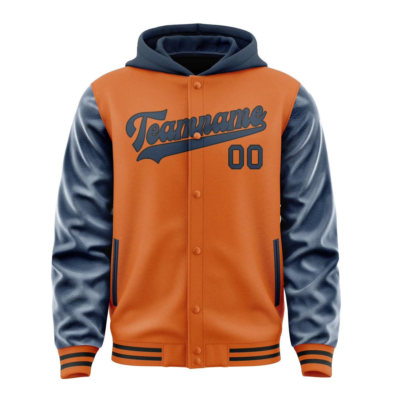 Custom Orange Blue Jacket
