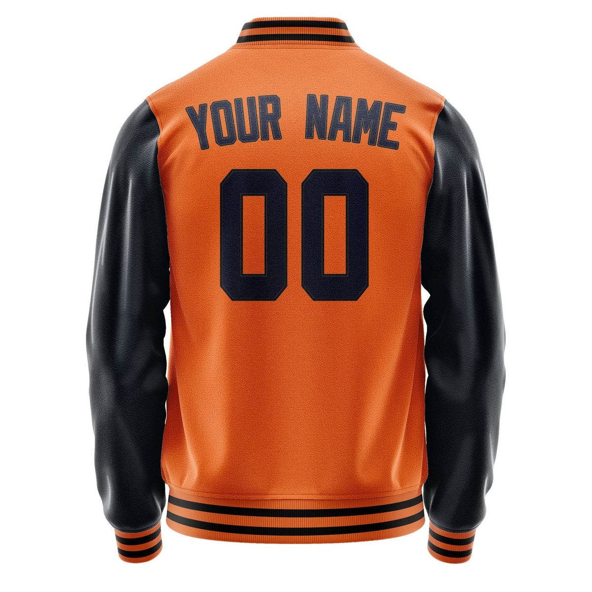 Custom Orange Navy Jacket JA2828112817B31711