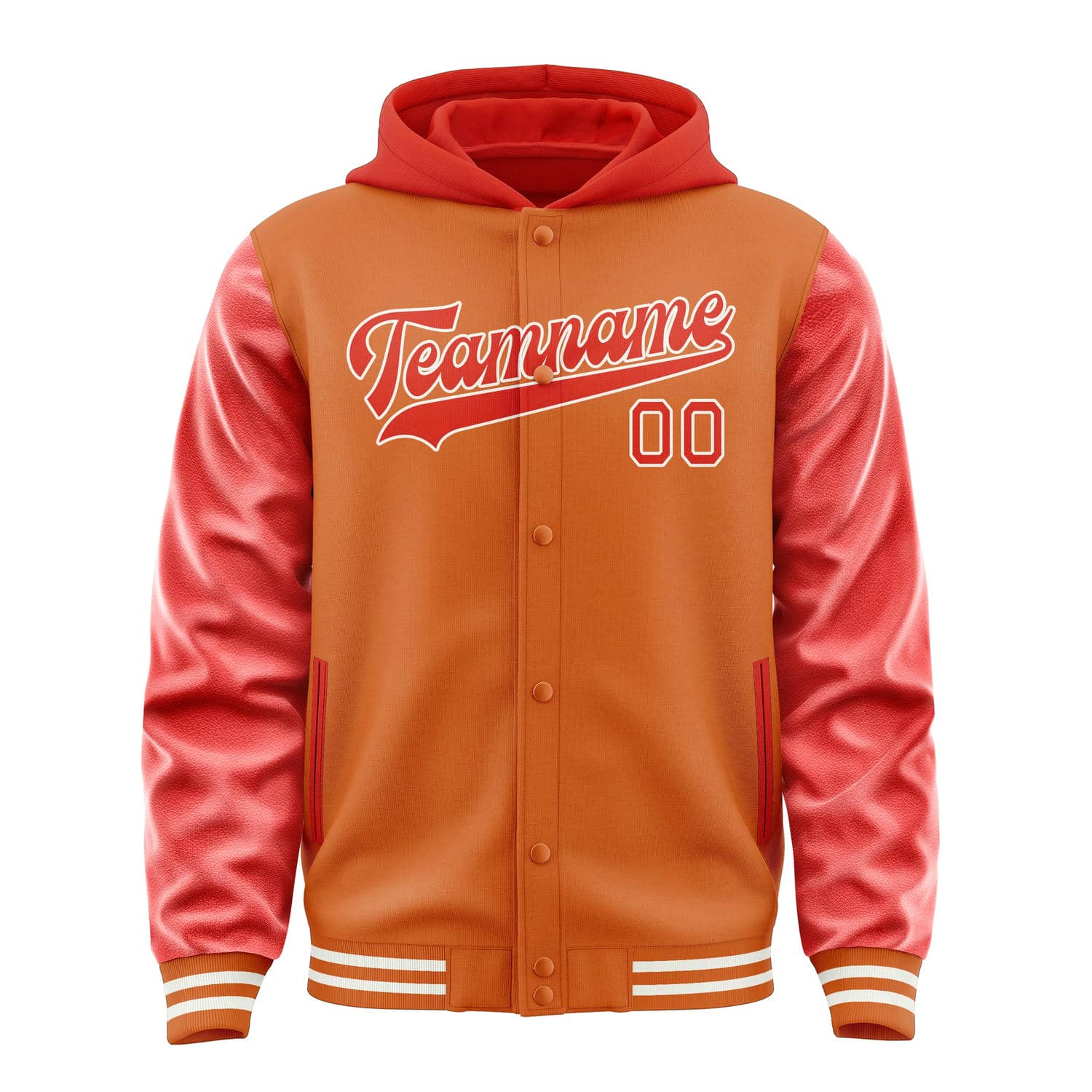 Custom Orange Orange Red Jacket
