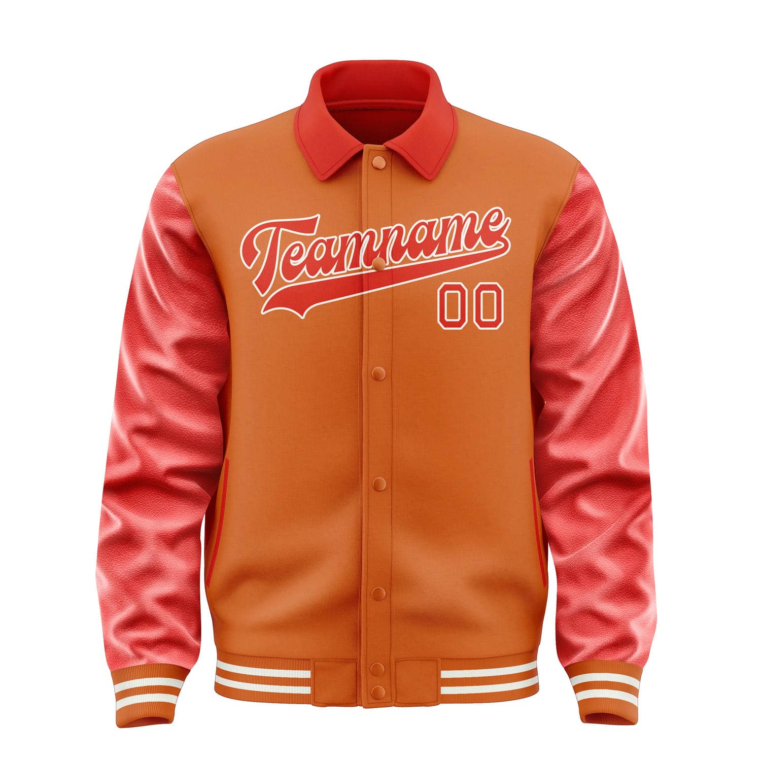 Custom Orange Orange Red Jacket