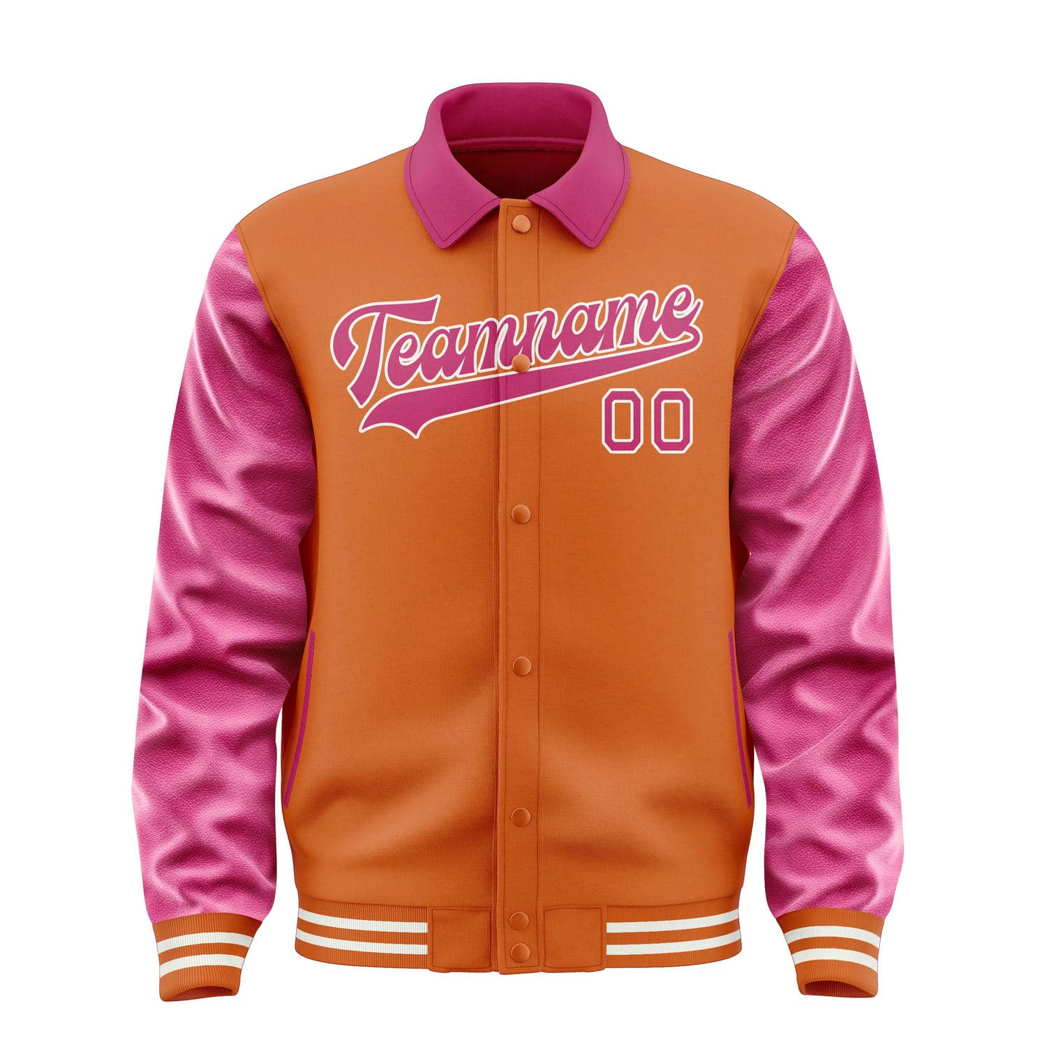 Custom Orange Pink Jacket
