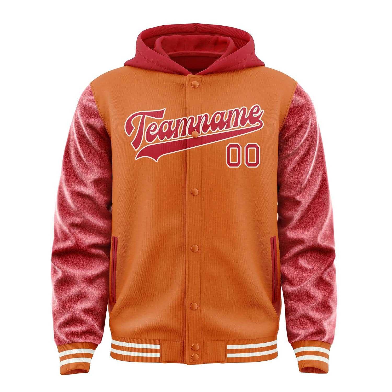 Custom Orange Red Jacket