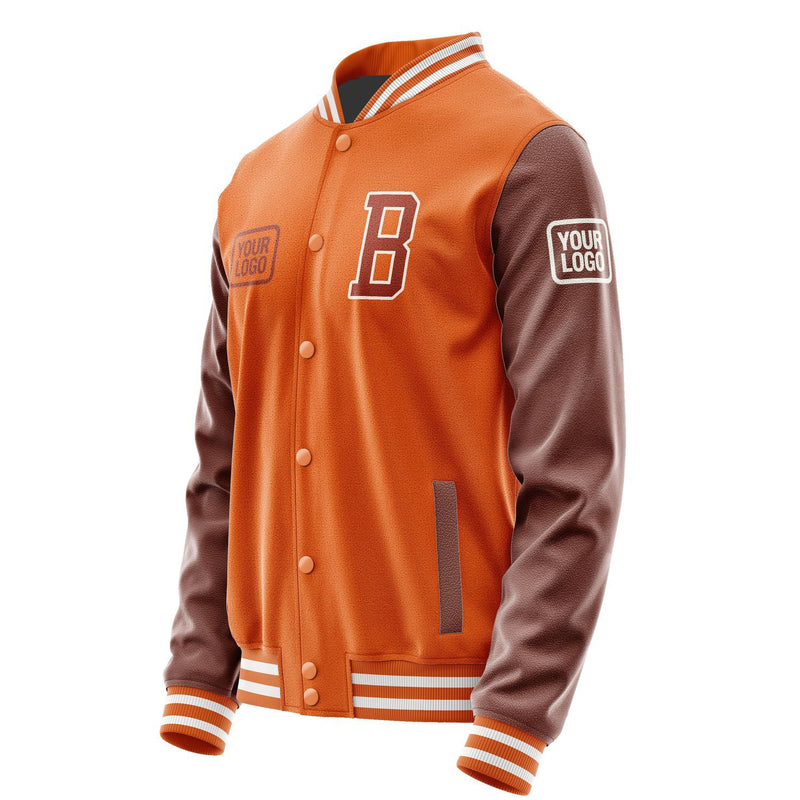 Custom Orange Coral Red Jacket JA282816281818161618
