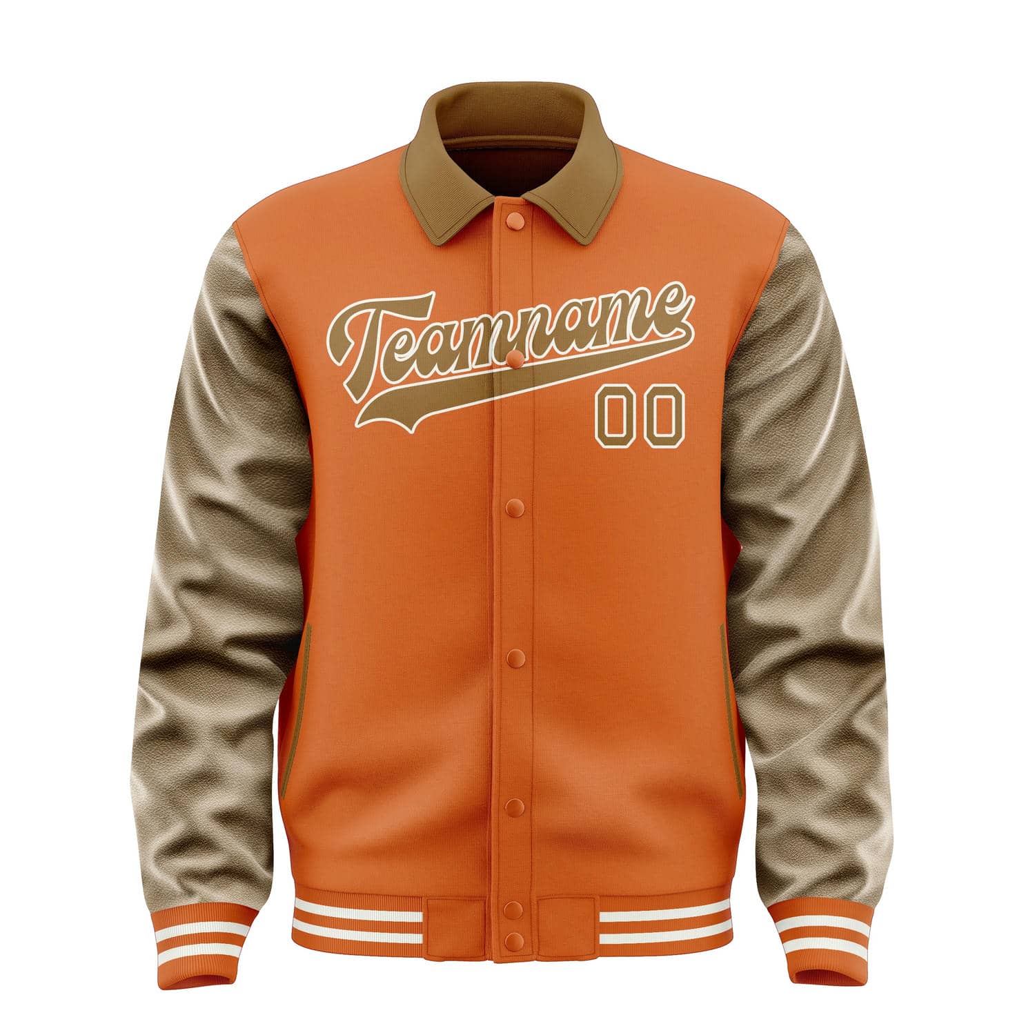 Custom Orange Khaki Jacket