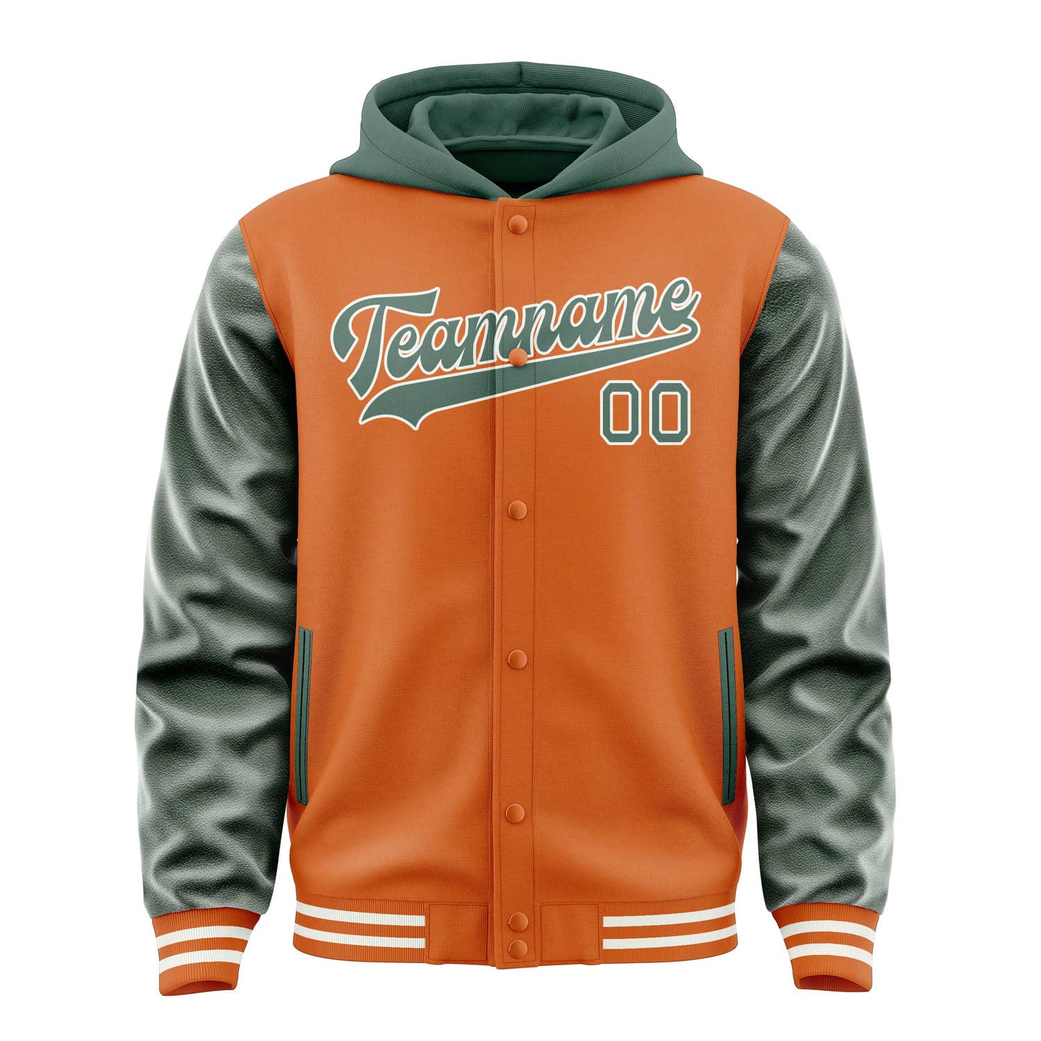 Custom Orange Blue Green Jacket