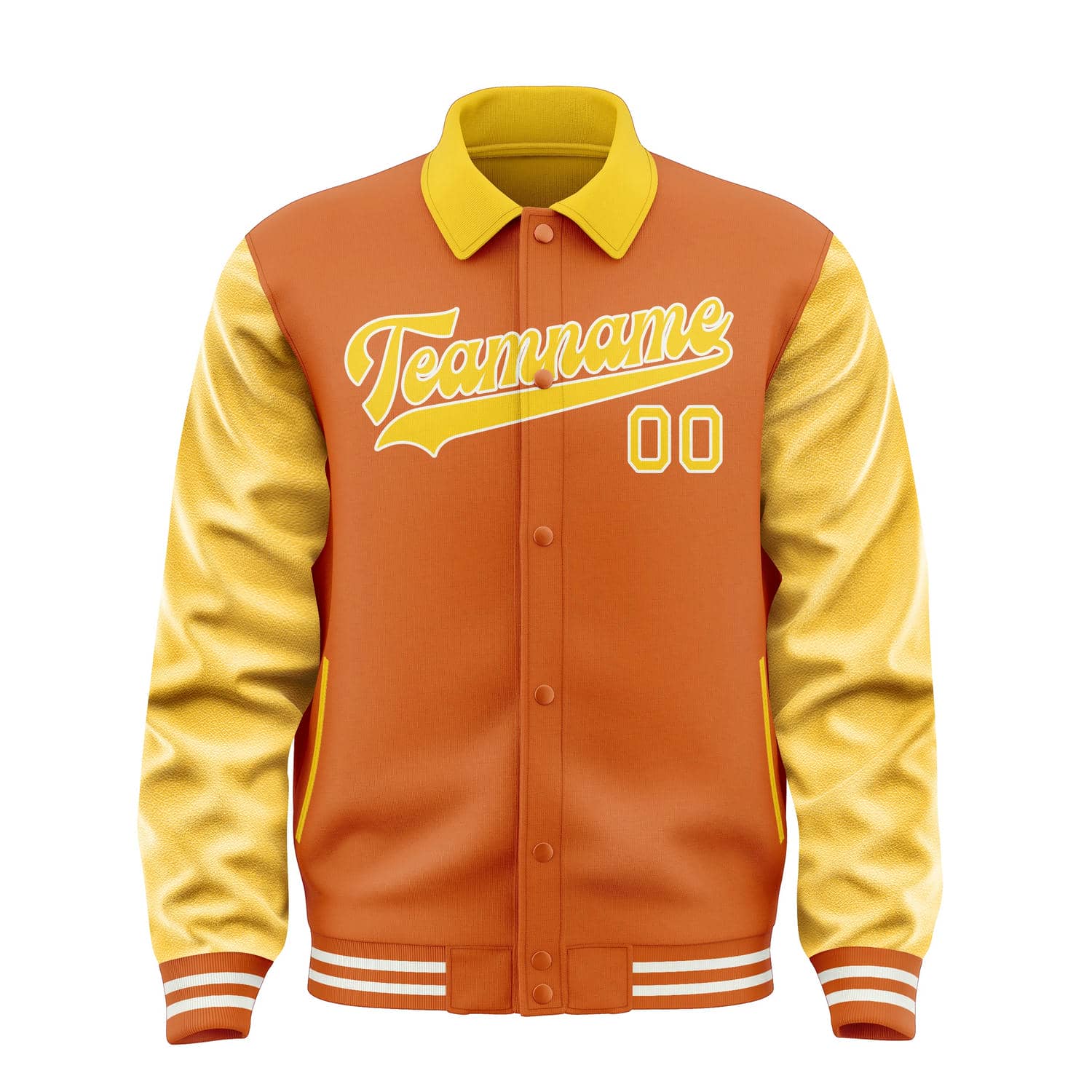 Custom Orange Gold Jacket