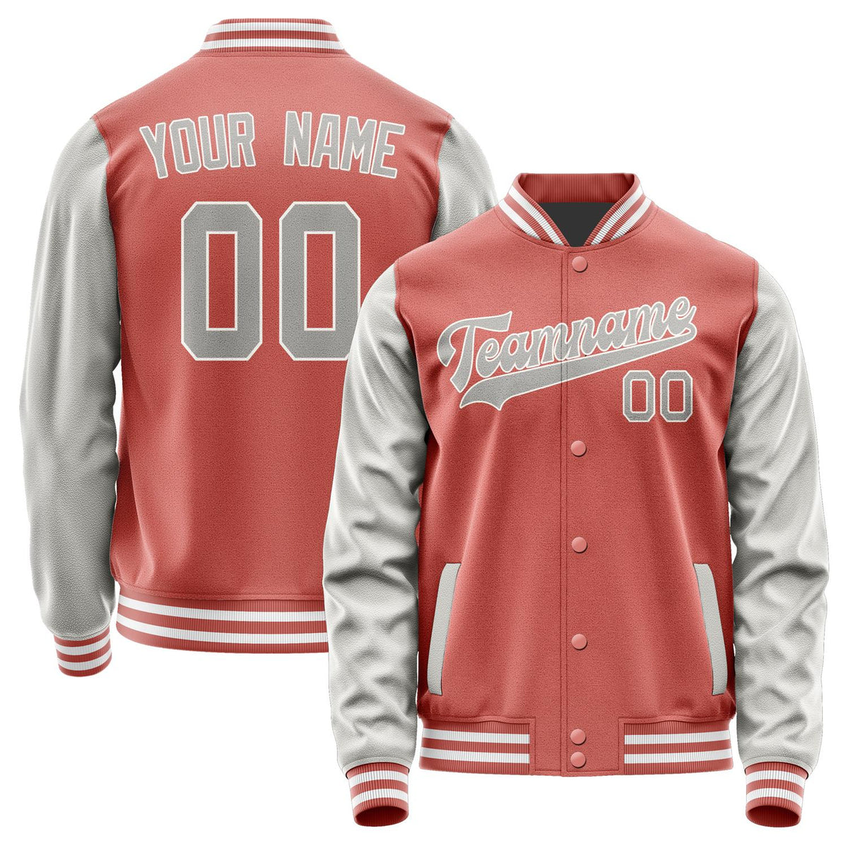 Custom Copper Rose Gray Jacket JA2929042918B31804