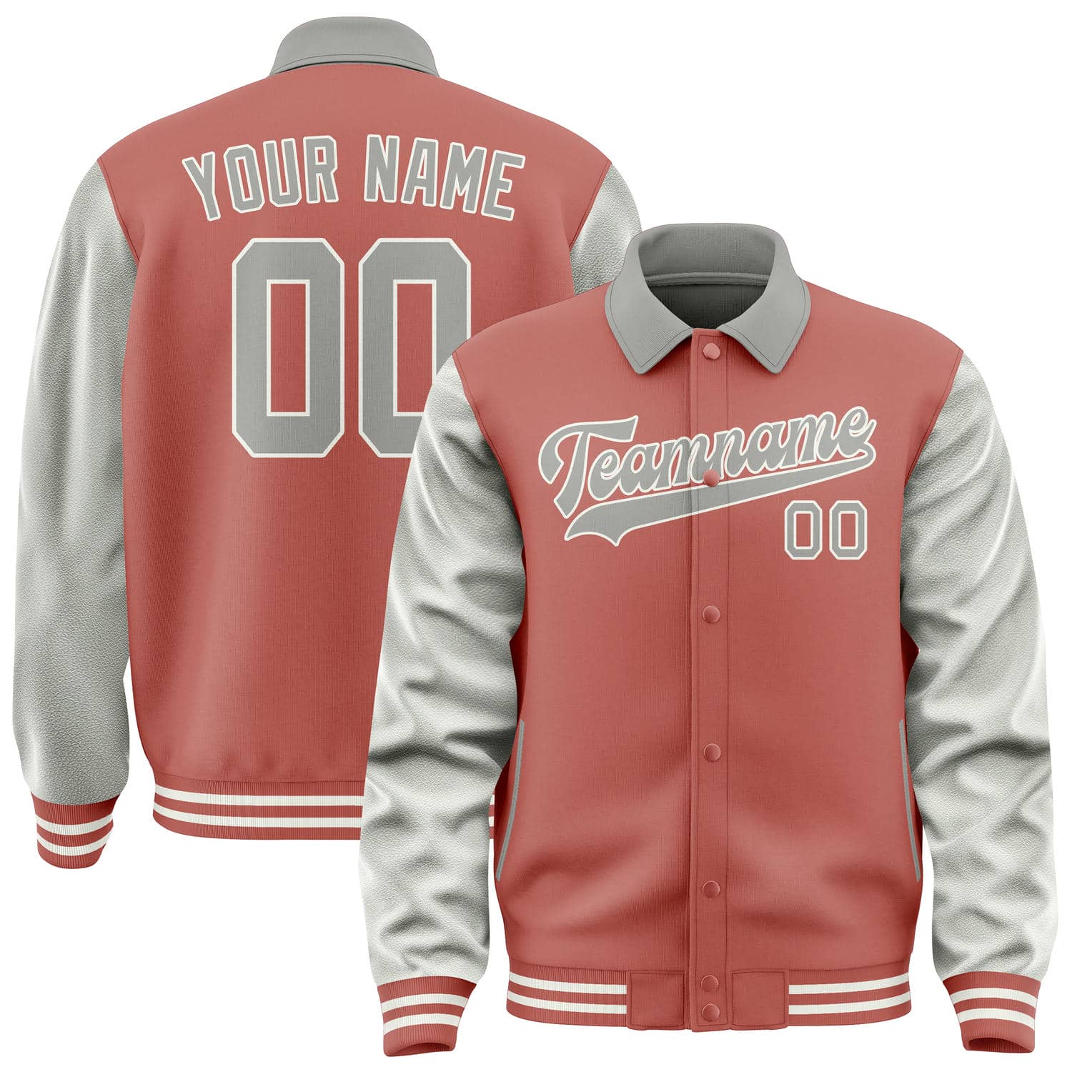 Custom Copper Rose Gray Jacket