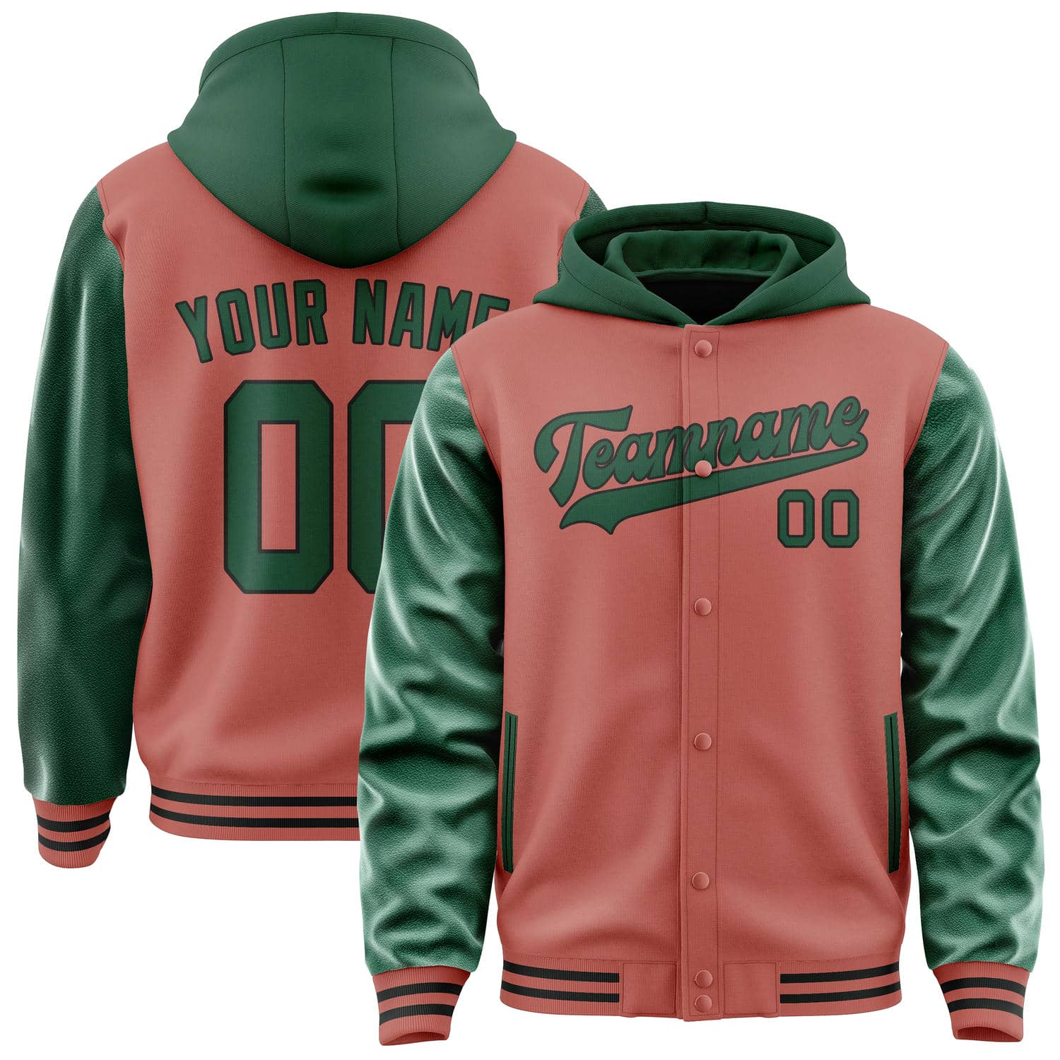 Custom Copper Rose Green Jacket
