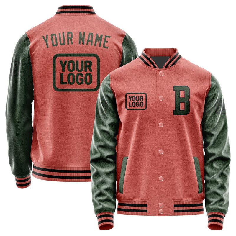 Custom Copper Rose Dark Green Jacket JA292906291717060617
