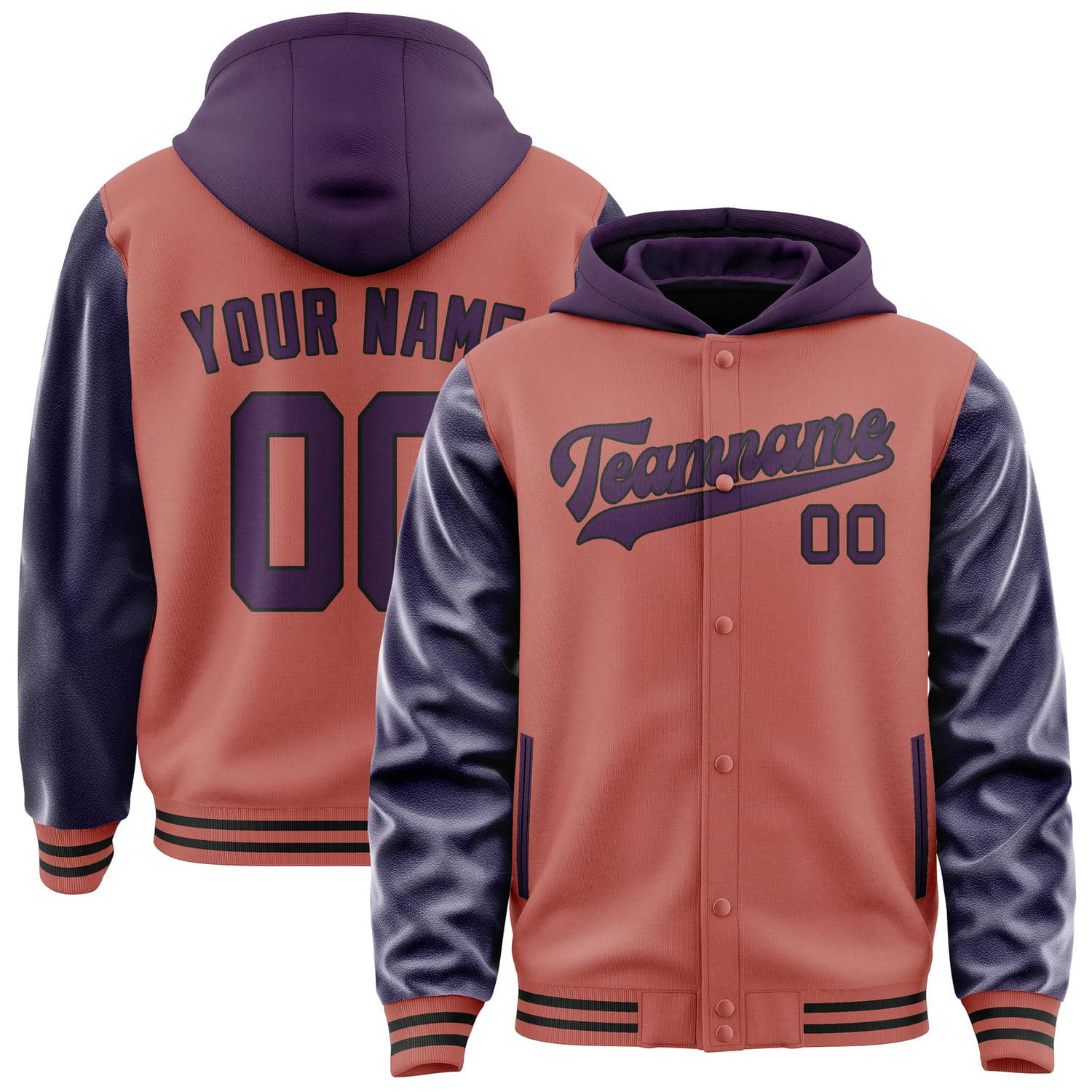 Custom Copper Rose Purple Jacket