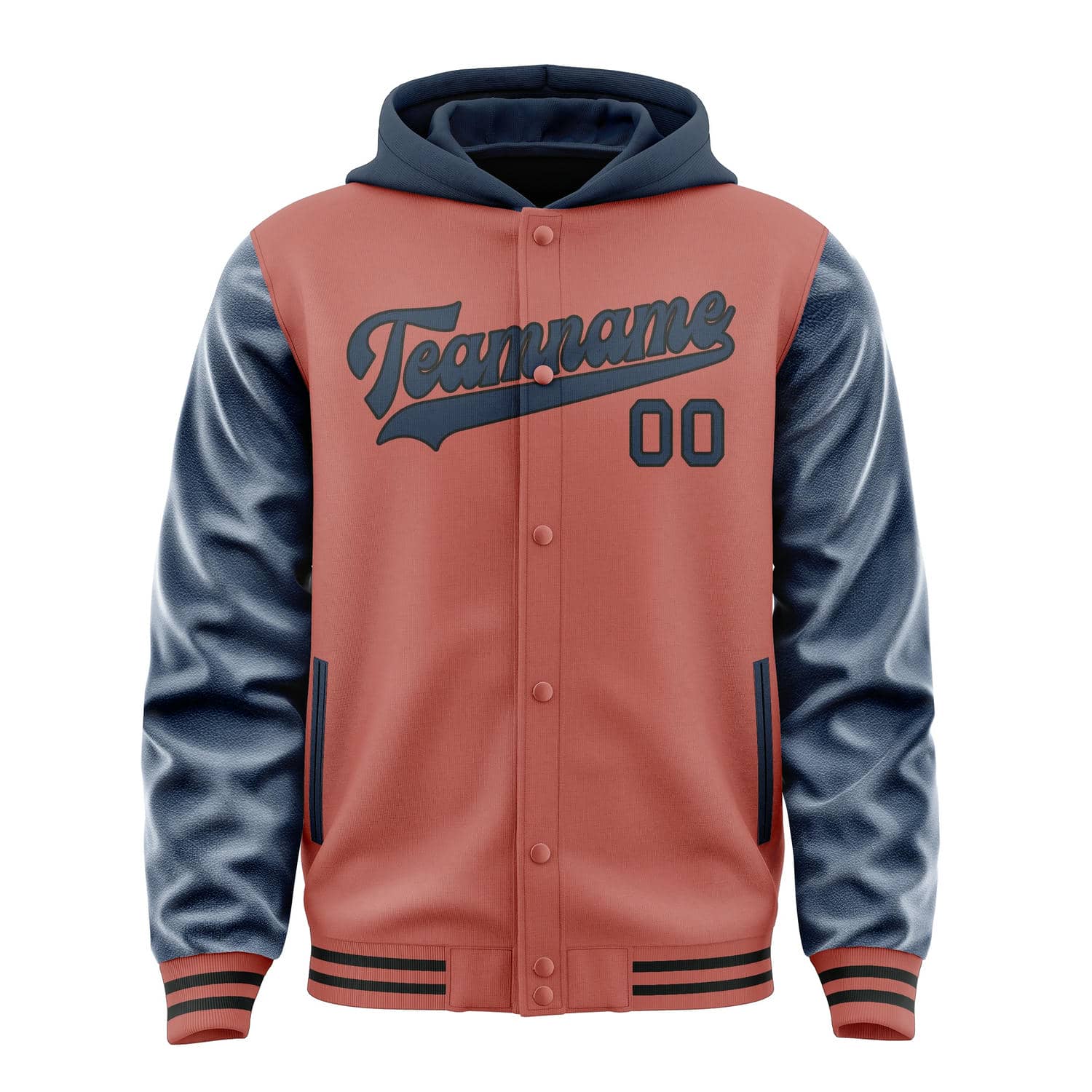 Custom Copper Rose Blue Jacket