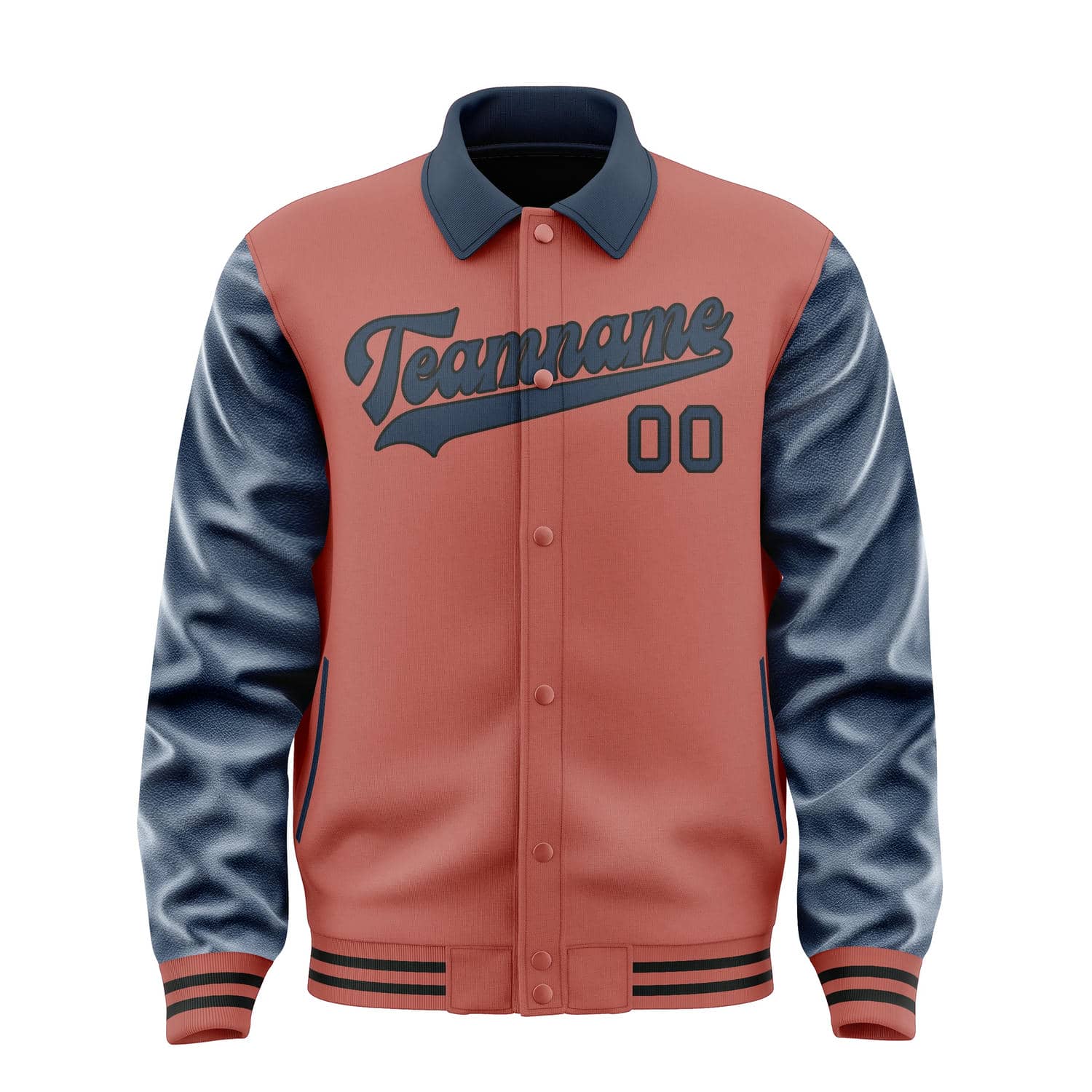 Custom Copper Rose Blue Jacket