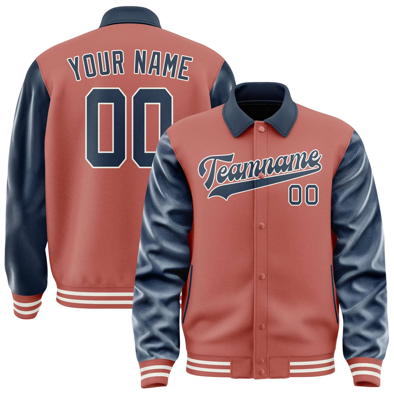 Custom Copper Rose Blue Jacket
