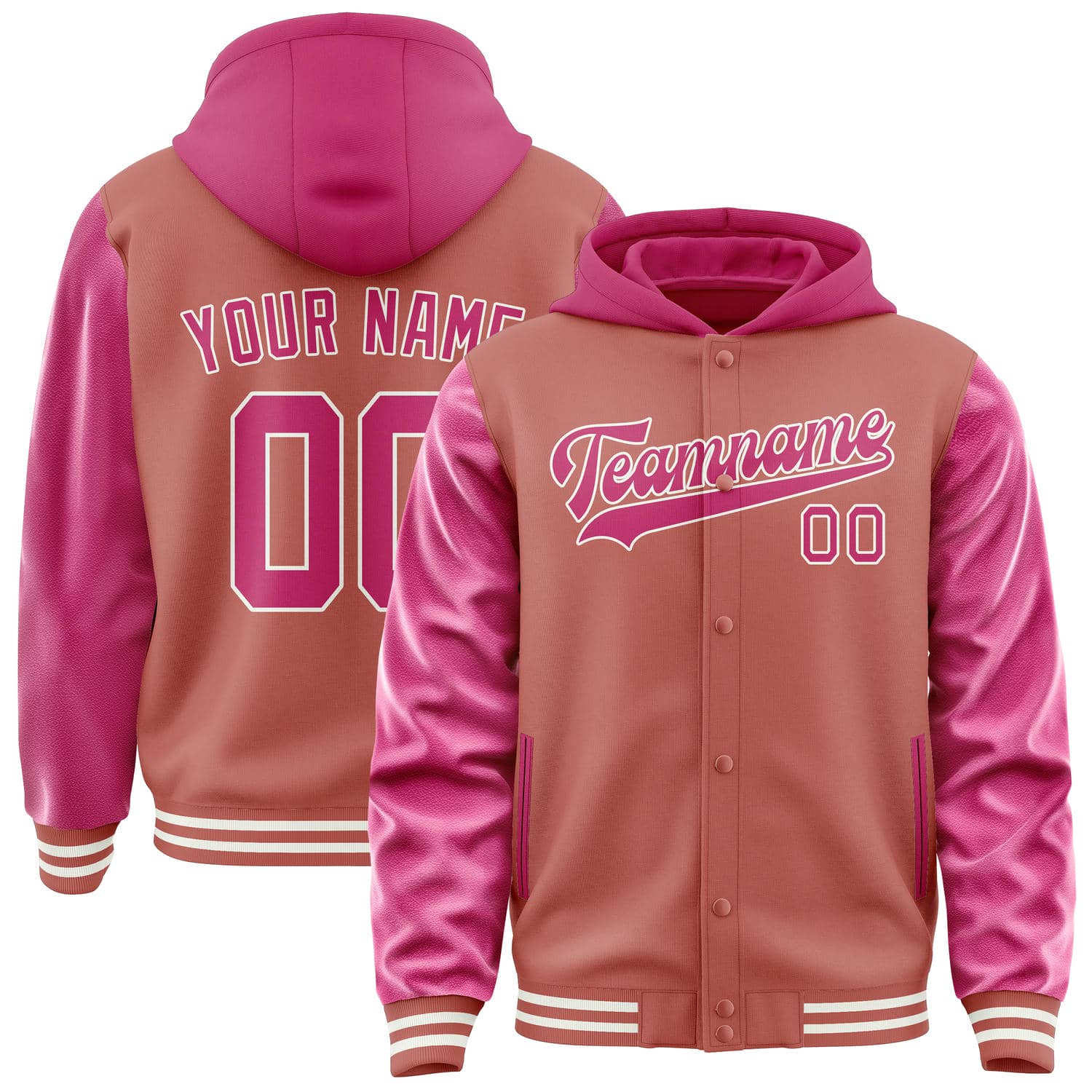 Custom Copper Rose Pink Jacket