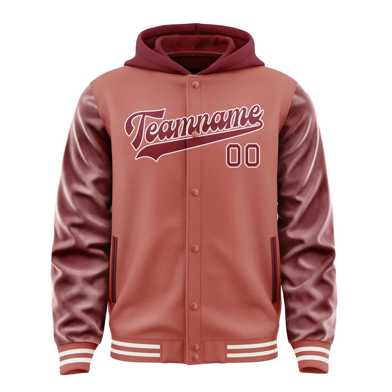 Custom Copper Rose Crimson Red Jacket