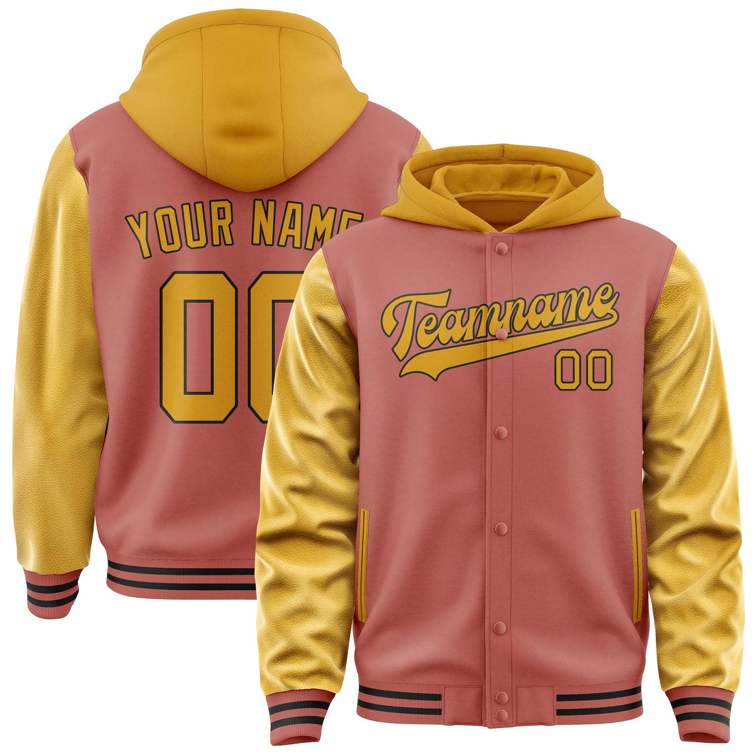 Custom Copper Rose Yellow Jacket