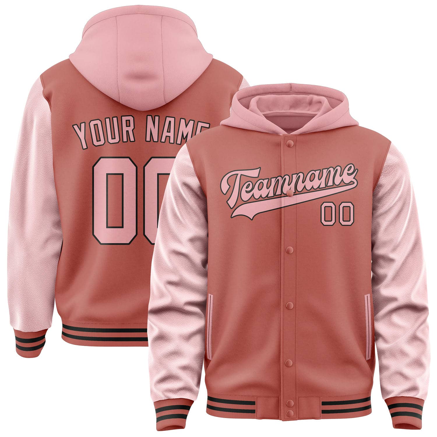 Custom Copper Rose Light Pink Jacket