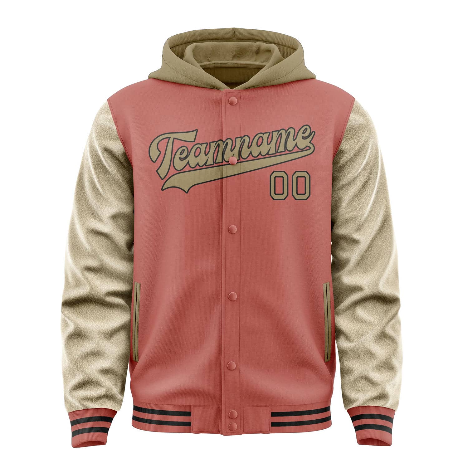 Custom Copper Rose Light Khaki Jacket