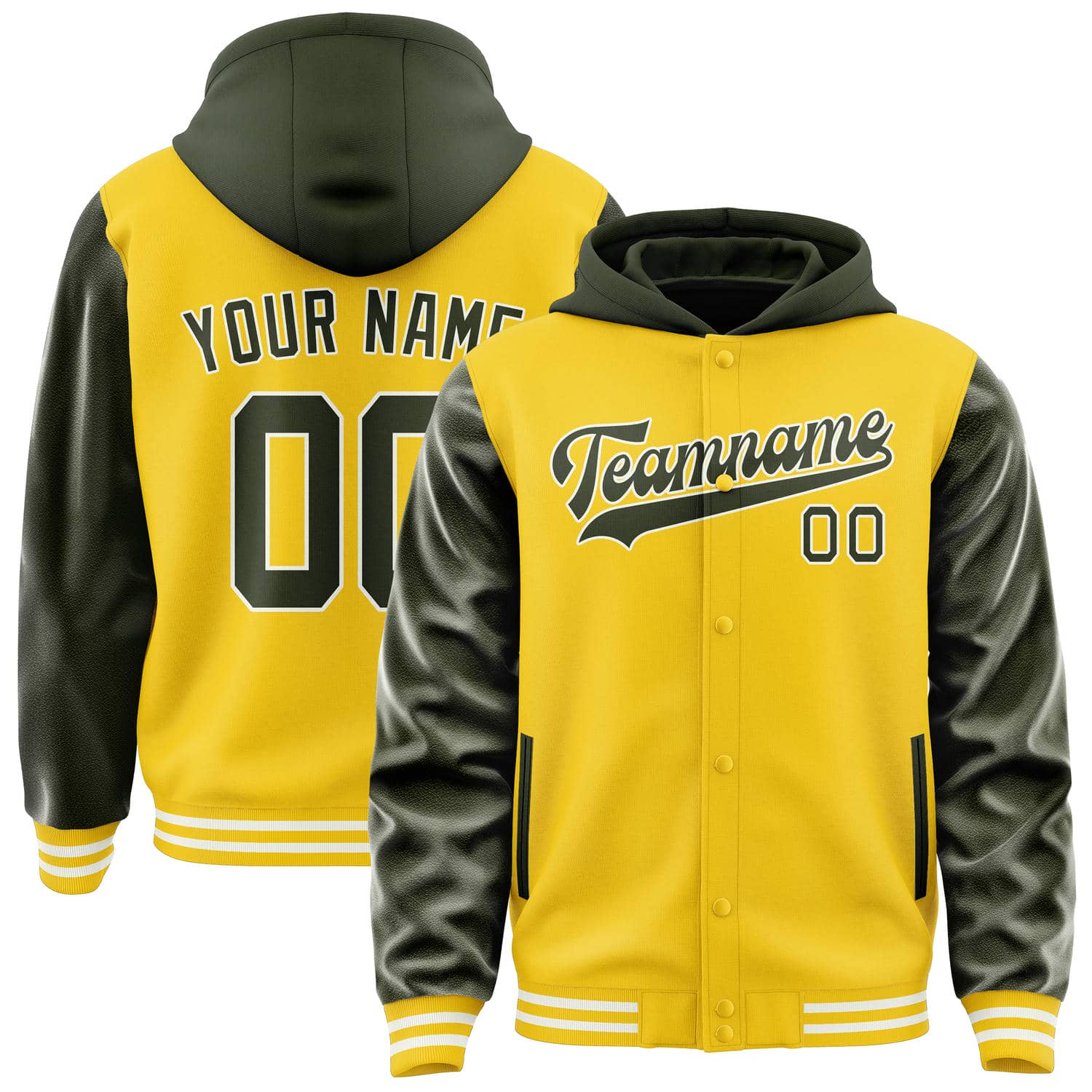 Custom Gold Olive Jacket